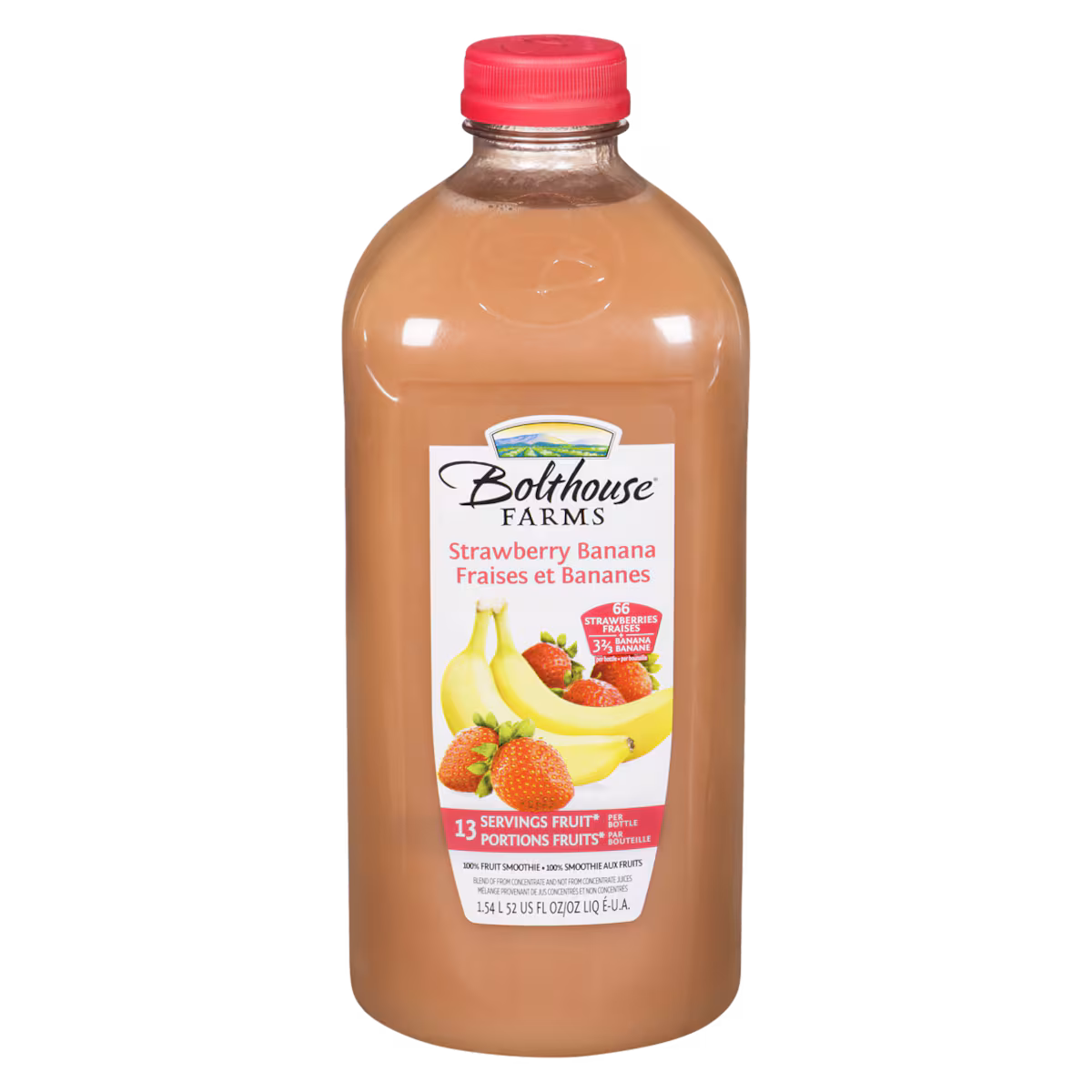 Smoothie fraises et bananes