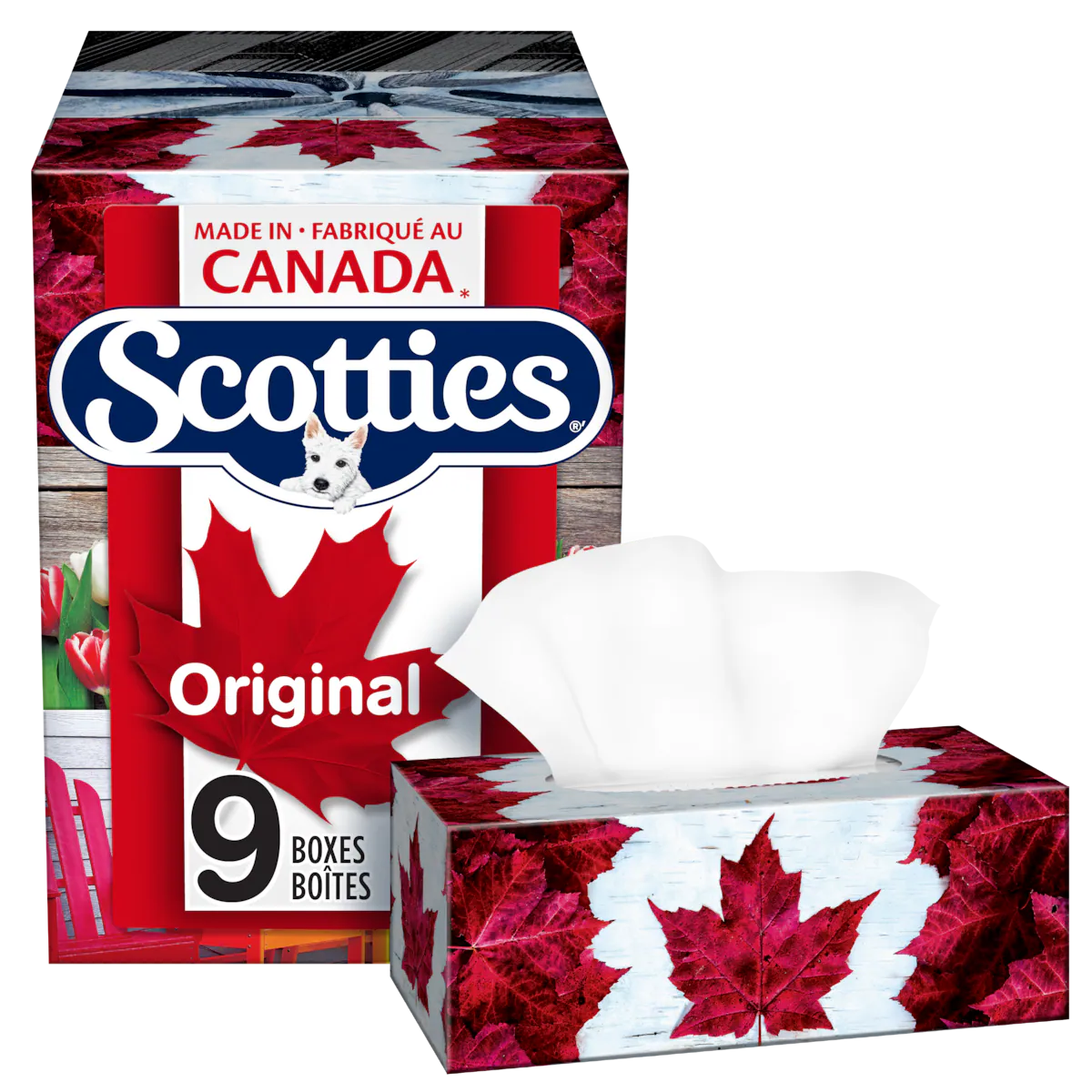 Papier de soie, 9 boîtes de 100 feuilles chacune
