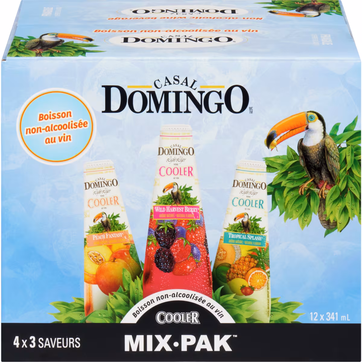Boisson alcoolisée Domingo à saveurs variées format économique