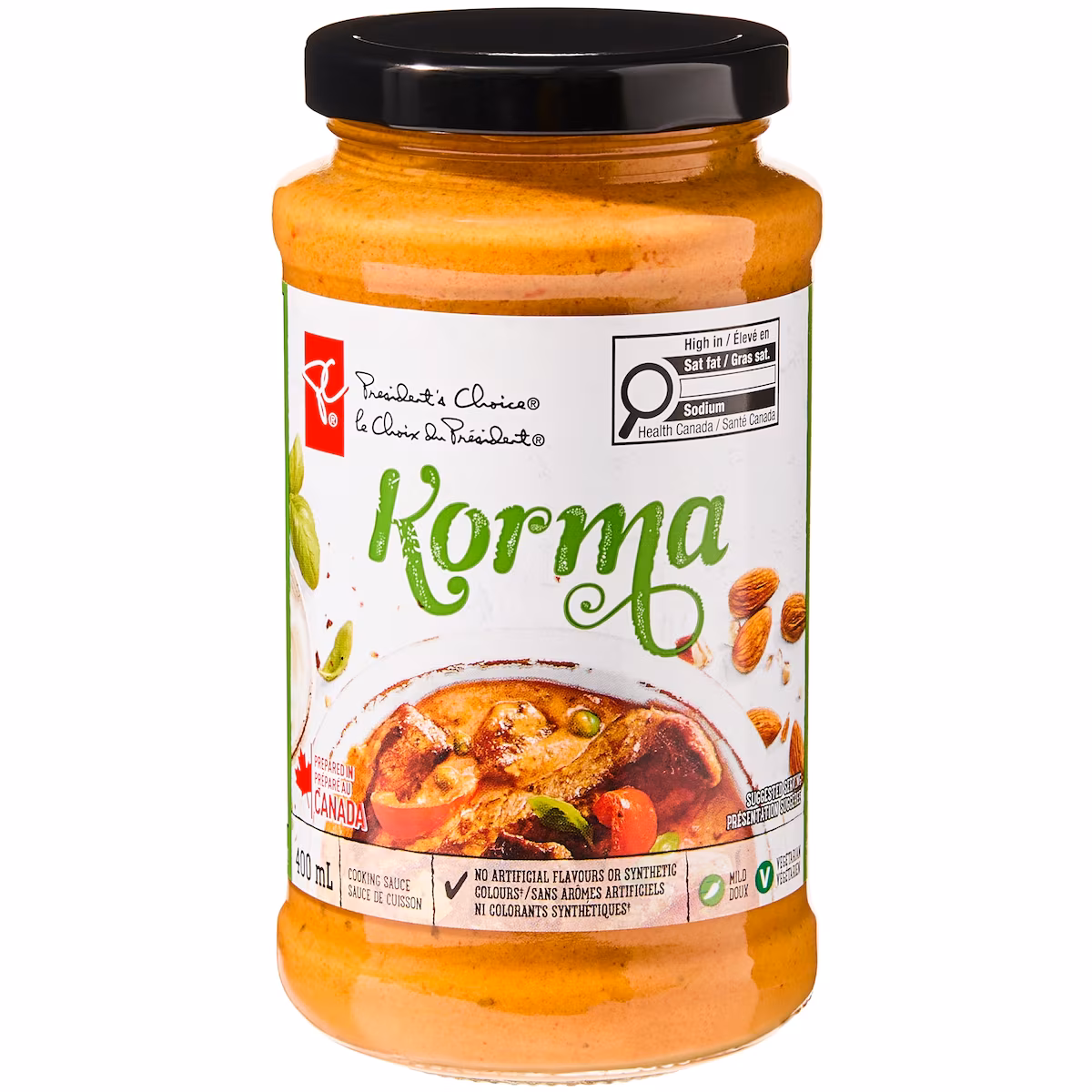 Sauce de cuisson korma