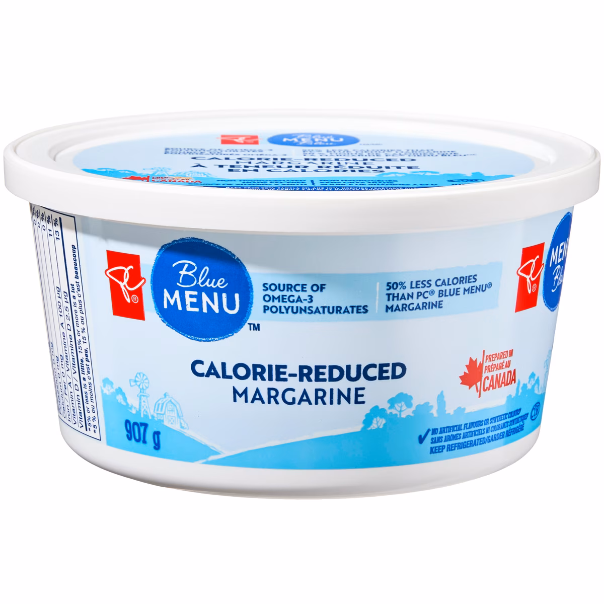 Margarine Menu bleu à teneur réduite en calories