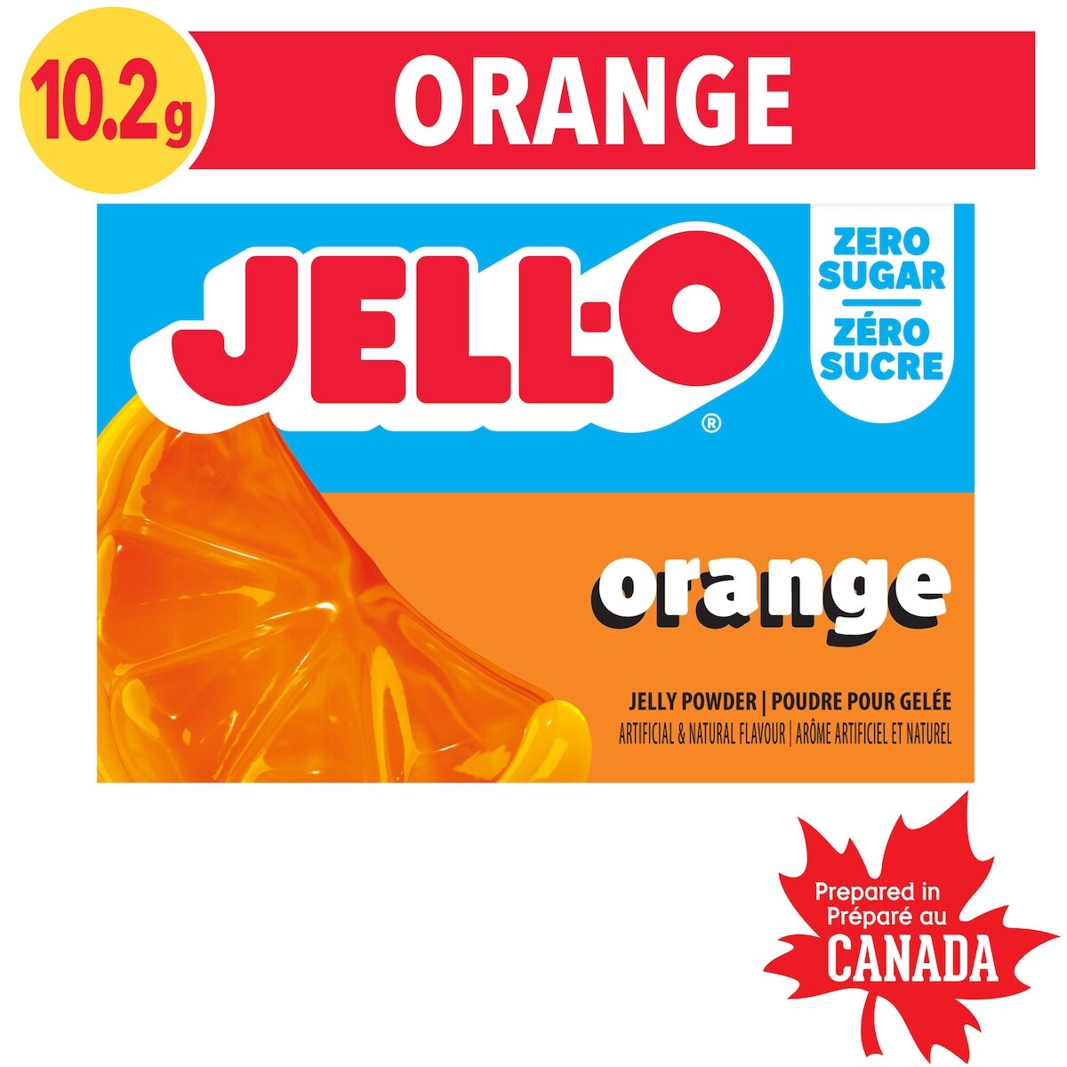 Poudre Pour Gelée Orange Légère  Préparation Pour Dessert En Gélatine
