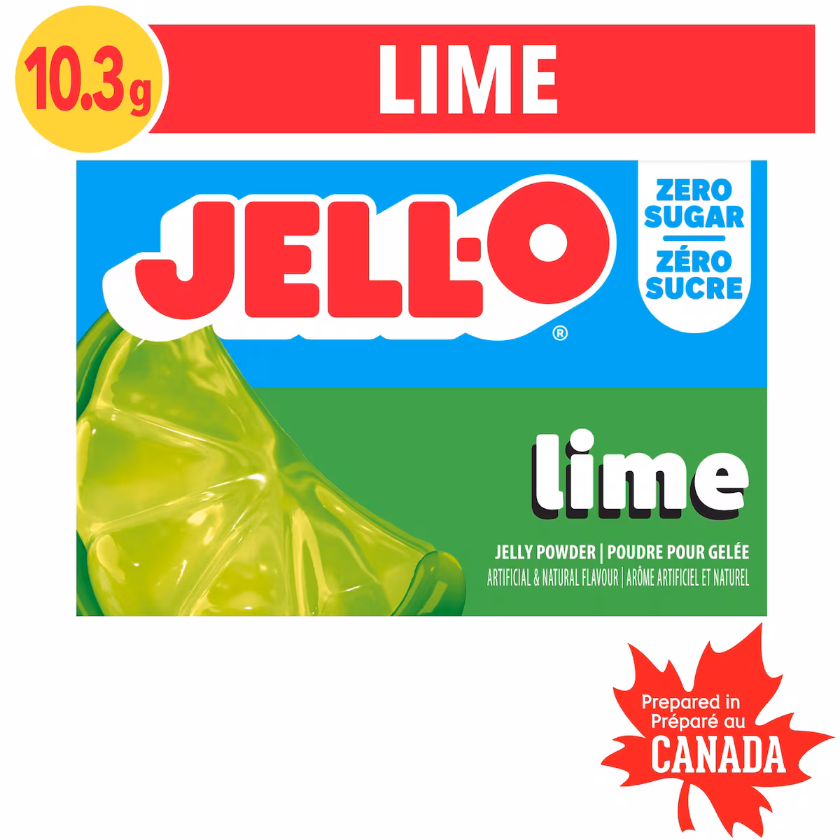 Poudre Pour Gelée Lime Légère  Préparation Pour Dessert En Gélatine