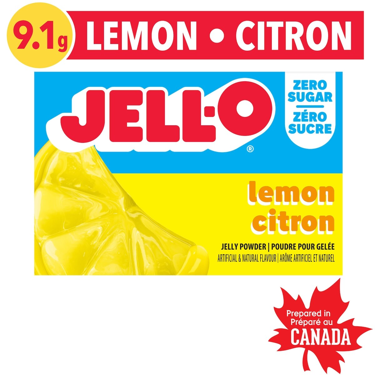 Poudre Pour Gelée Citron Légère, Mélange De Gélatine