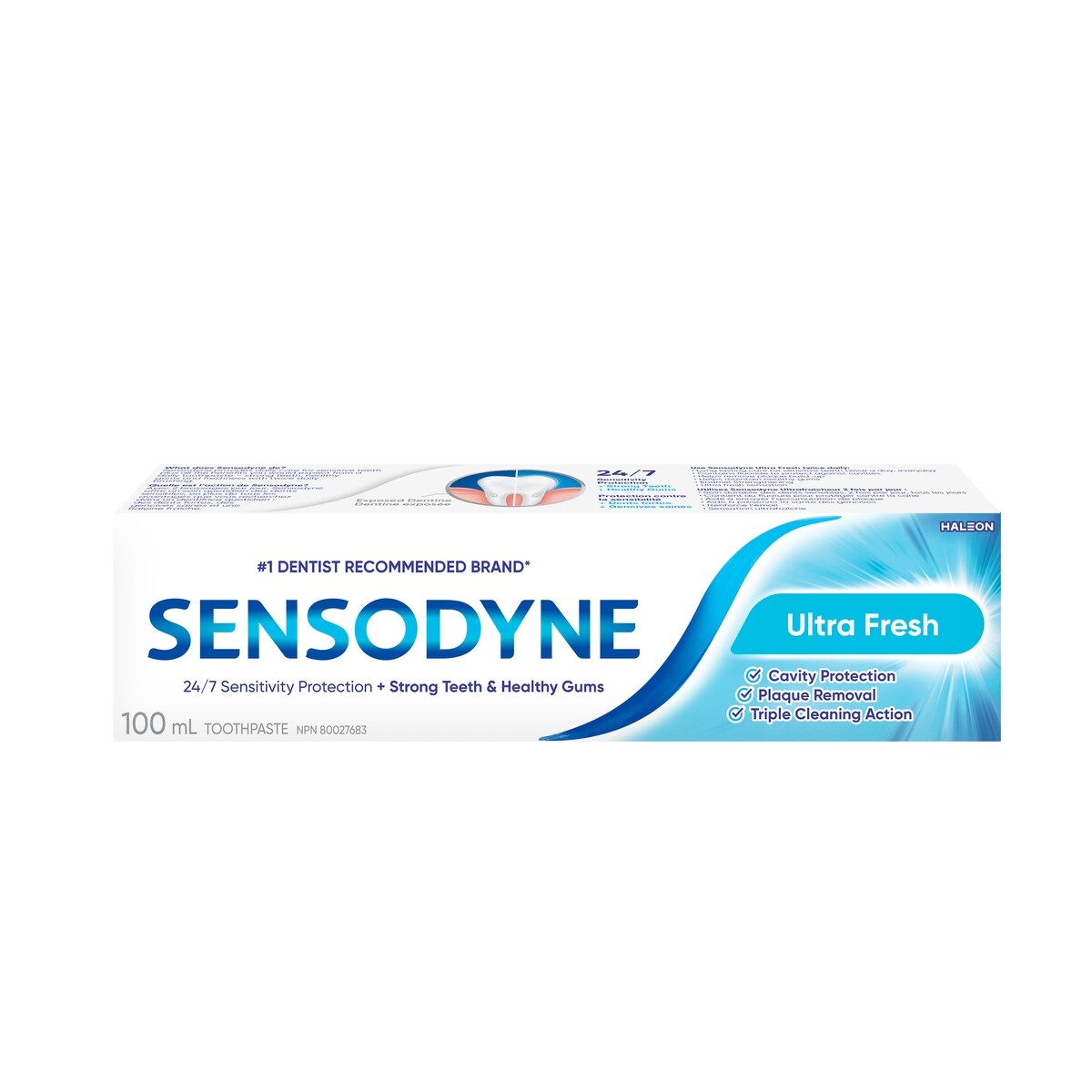 Dentifrice Sensodyne Ultra fraîcheur
