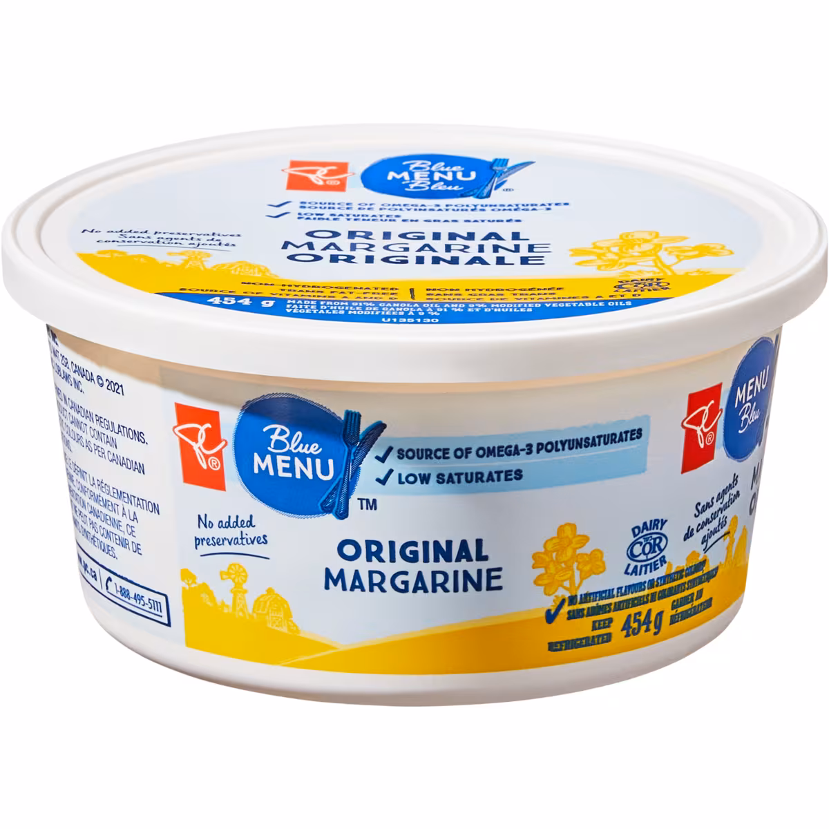 Margarine originale Menu bleu