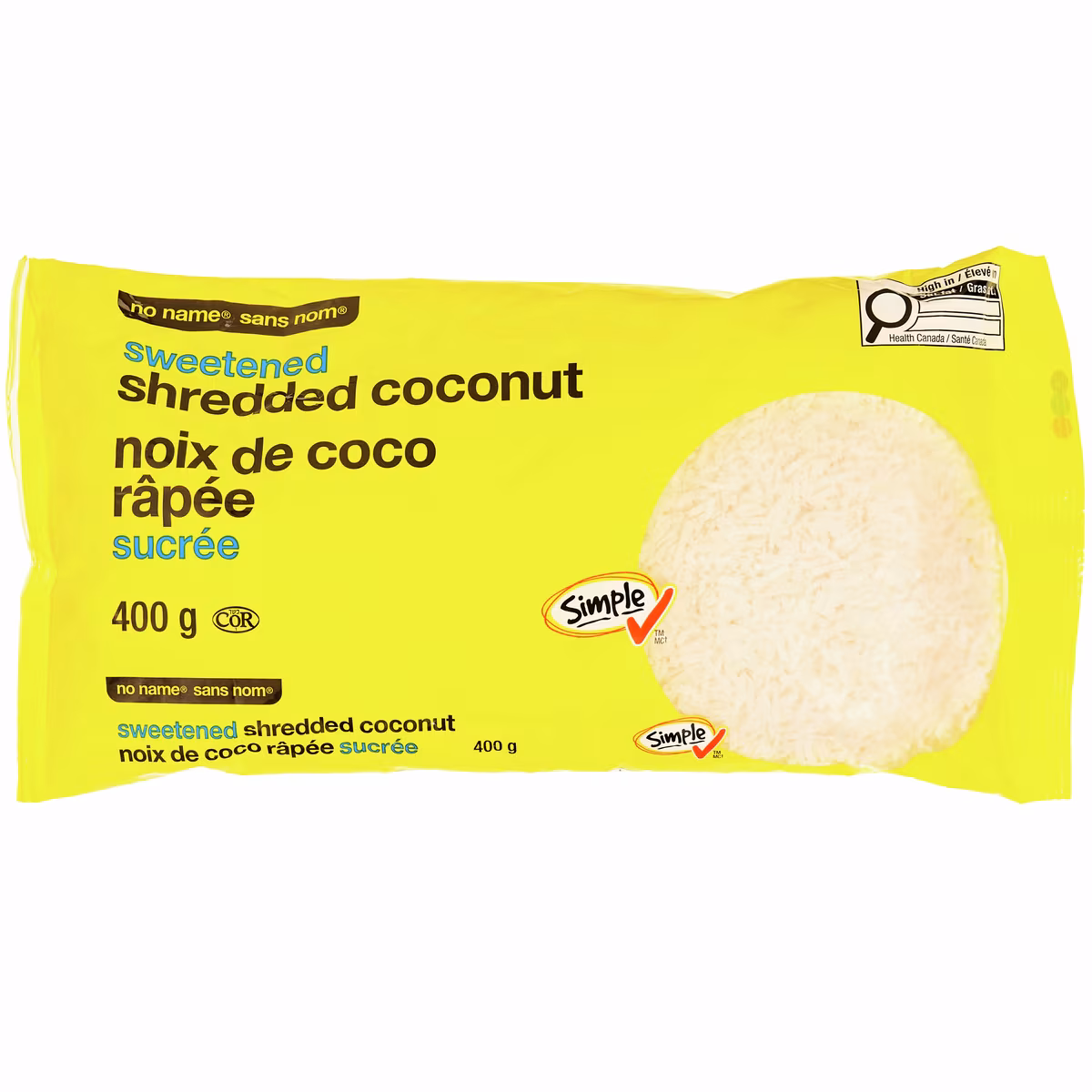 Noix de coco râpée sucrée