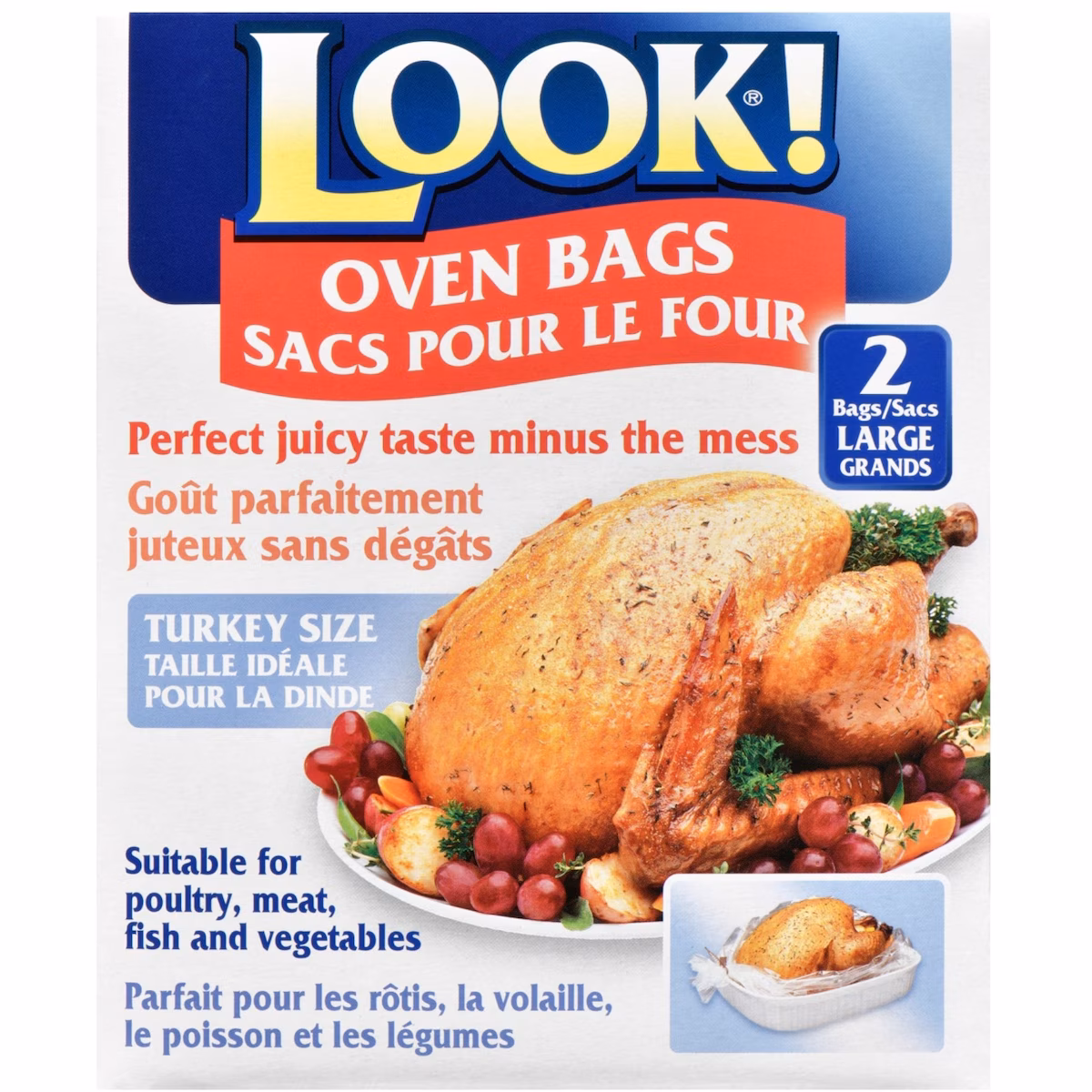 Grands sacs pour le four