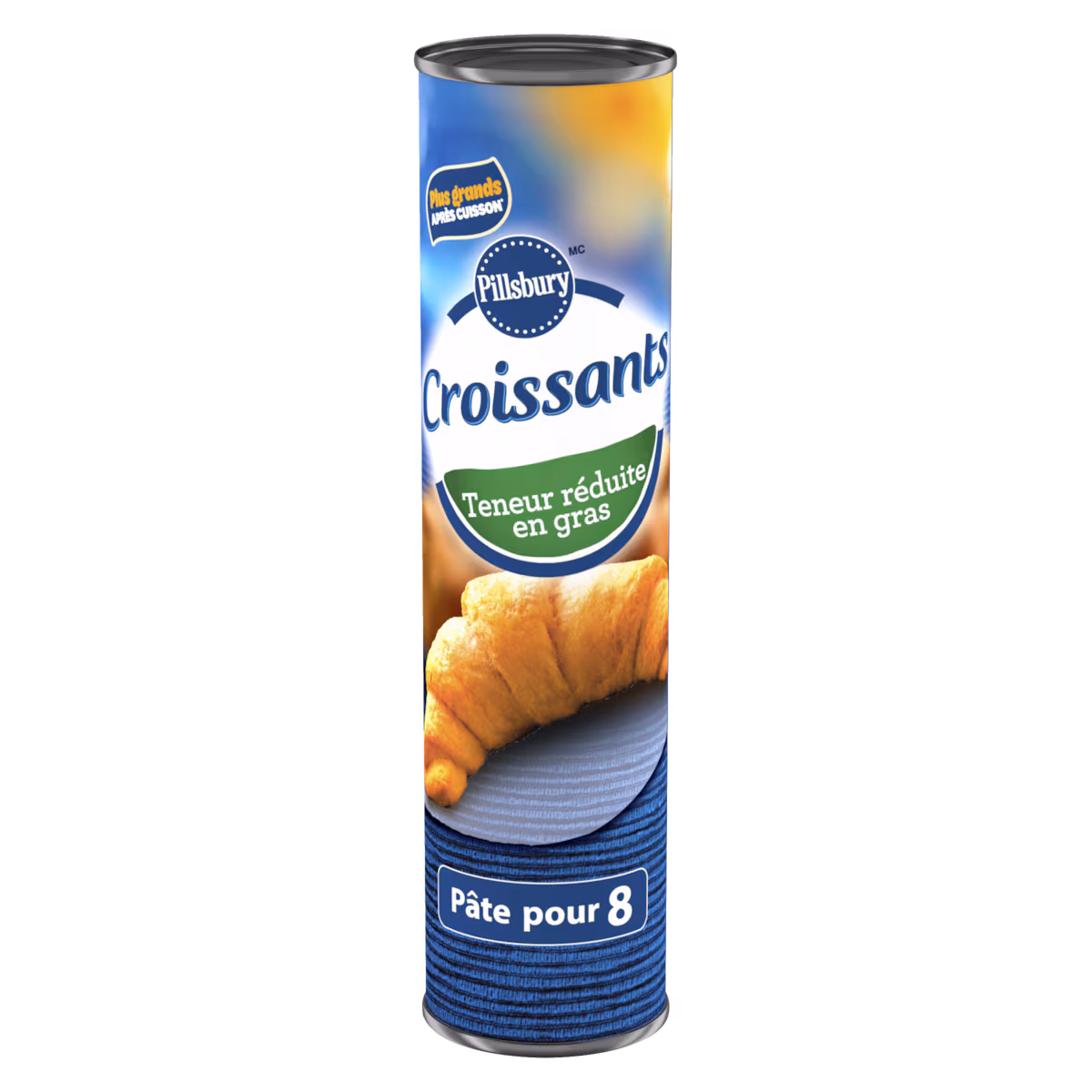 Pâte à croissant à teneur réduite en gras