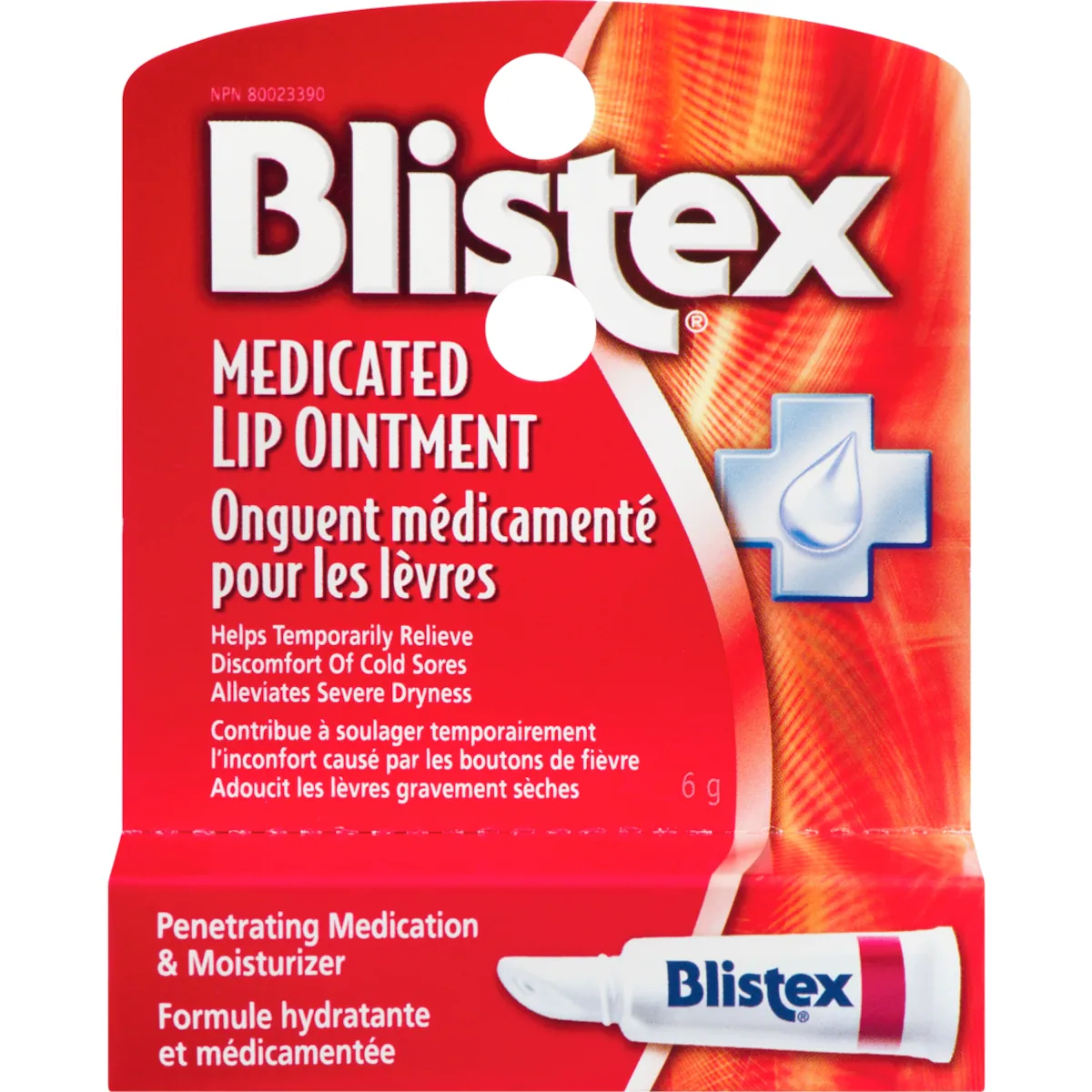 Onguent médicamenteux pour les lèvres