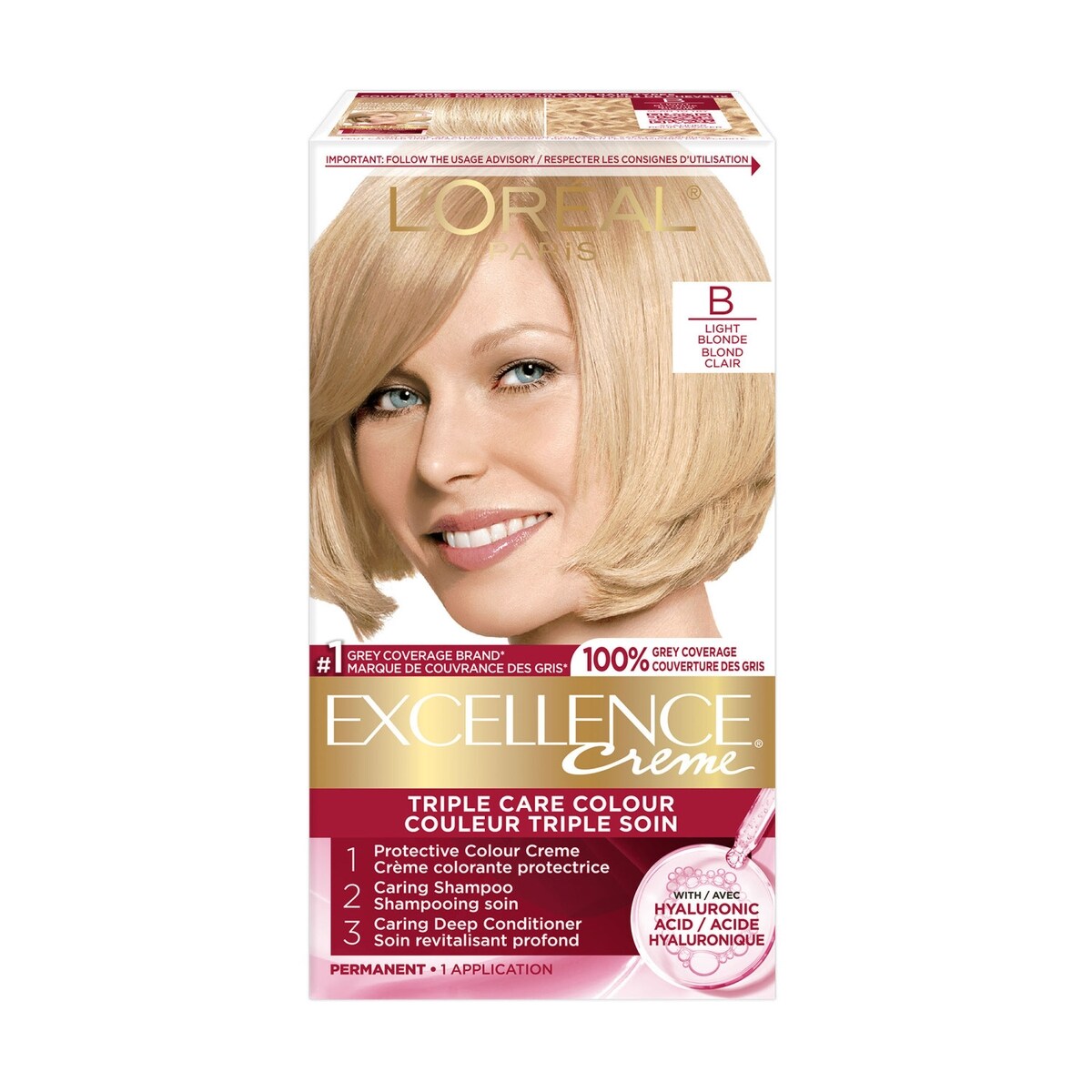 Crème colorante Excellence CrèmeB blond clair