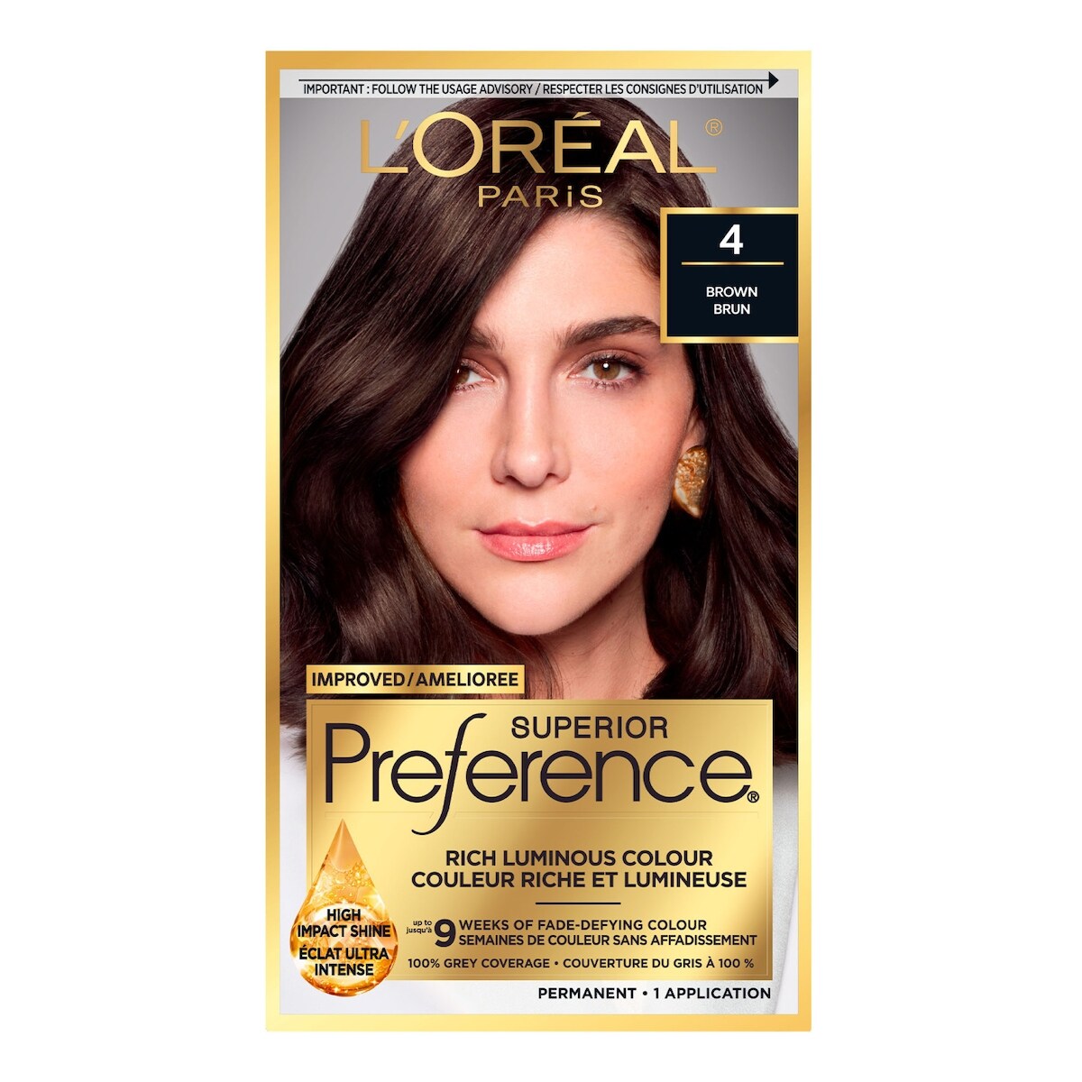 Colorant capillaire Superior Preference nuance4 Tahiti