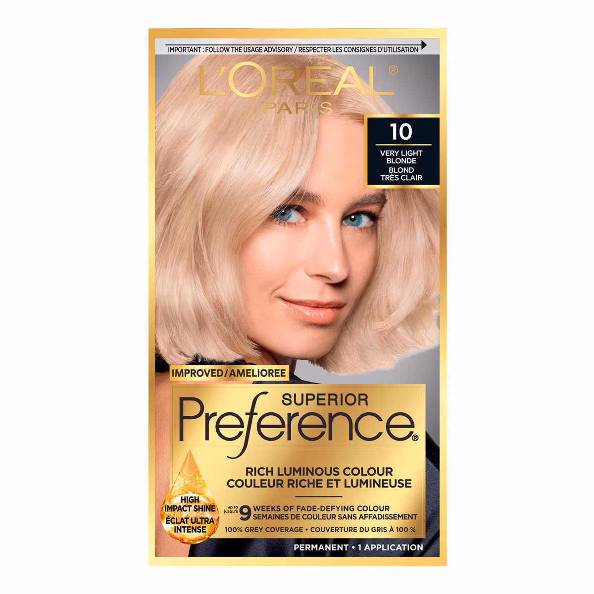 Coloration haut de gamme nuance Scandinavie 10 Superior Preference