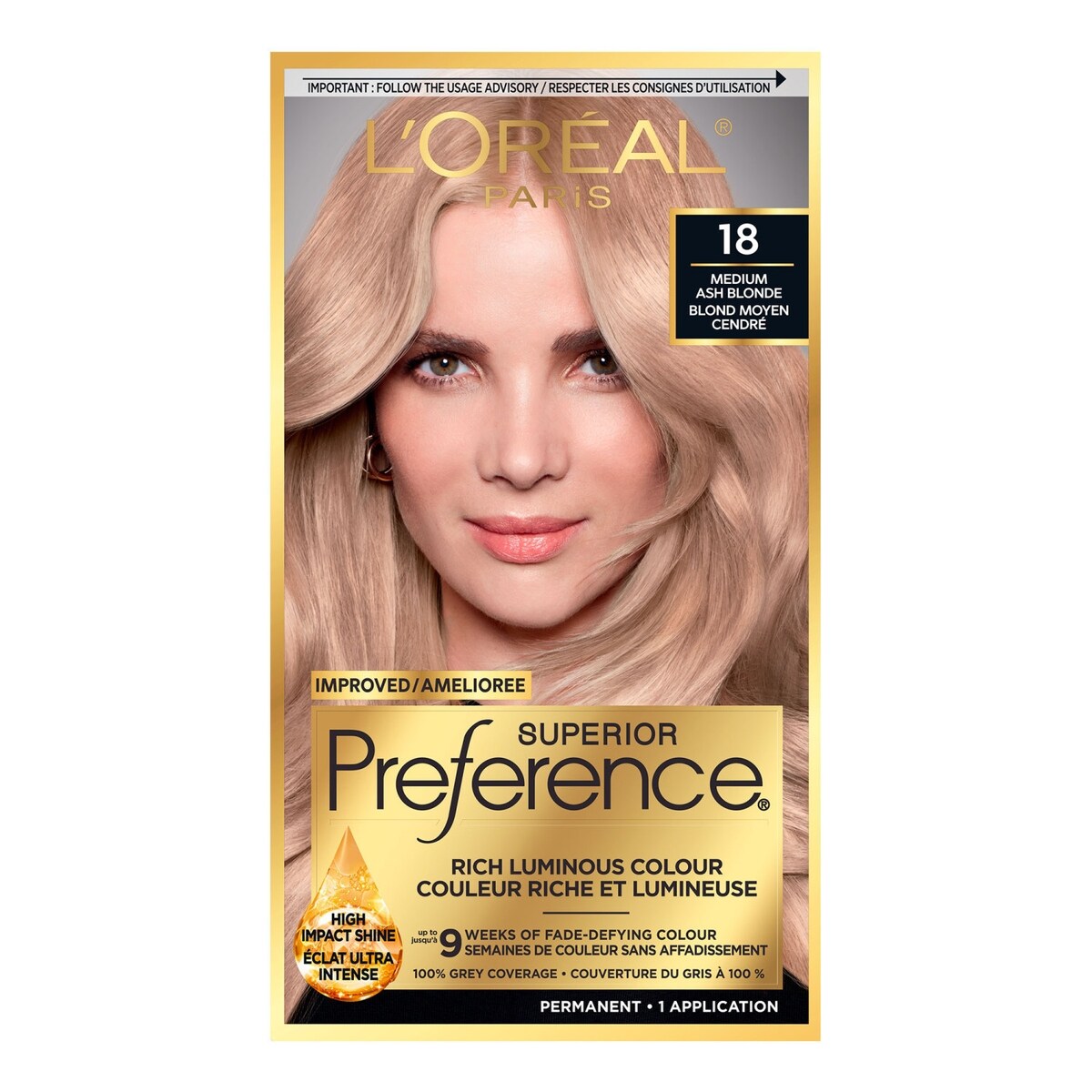 Colorant capillaire Superior Preference nuance18 Copenhague