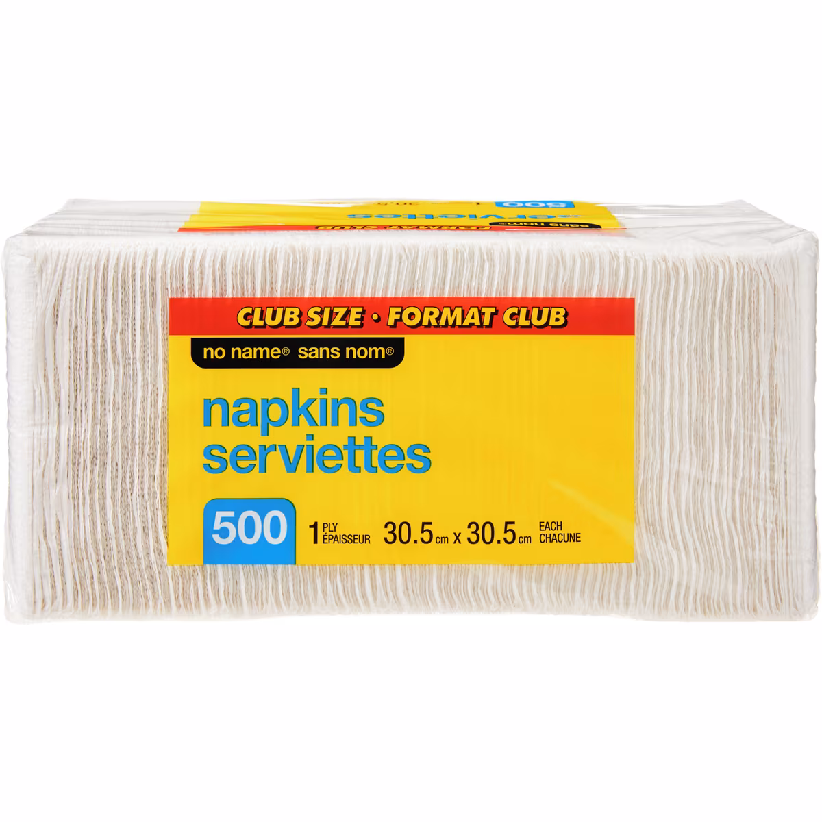 Serviettes, Format Club, 500 feuilles