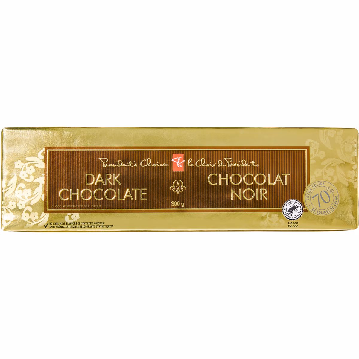 Tablette de chocolat noir 70%