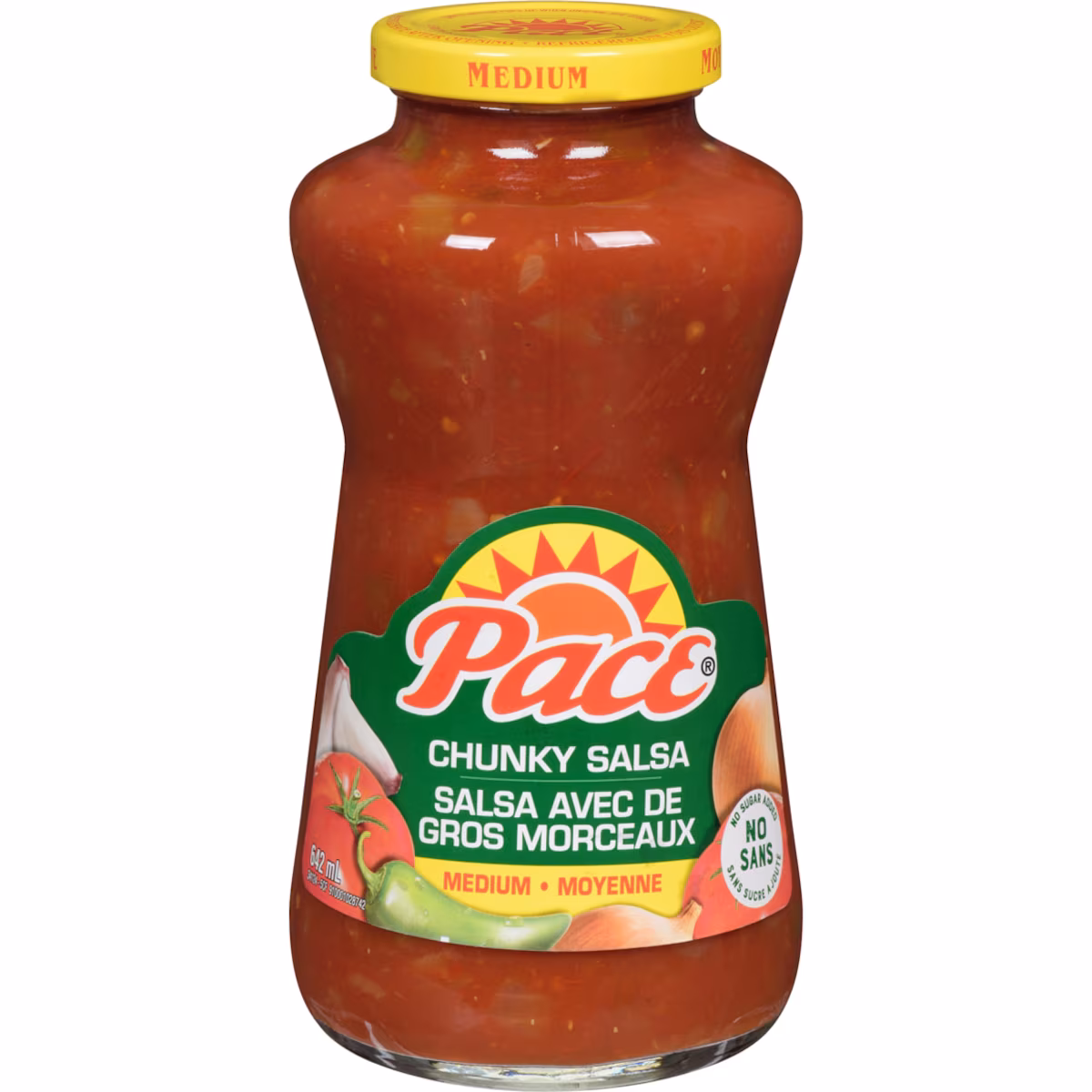 Salsa moyenne chunky épaisse