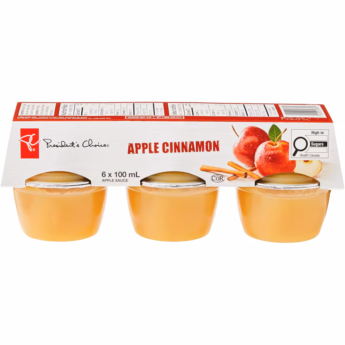 Compote de pommes, pomme et cannelle