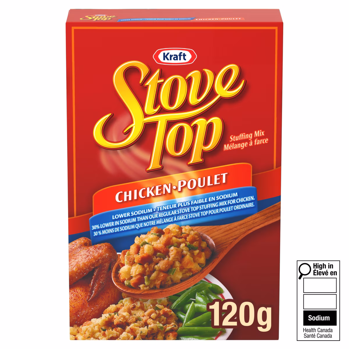 Mélange À Farce Stove Pot Moins De Sodium Pour Poulet