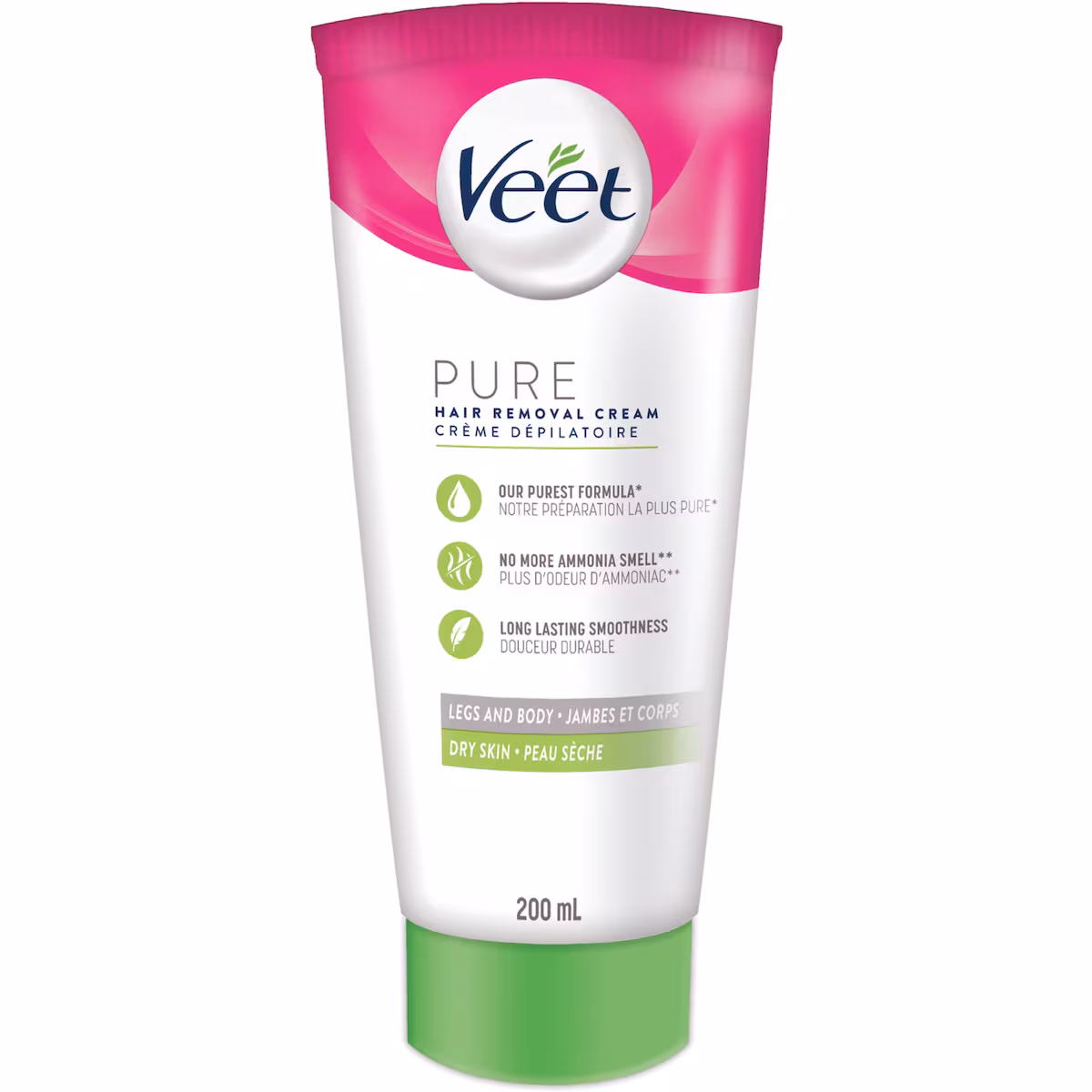 Pure crème dépilatoire, peau sèche