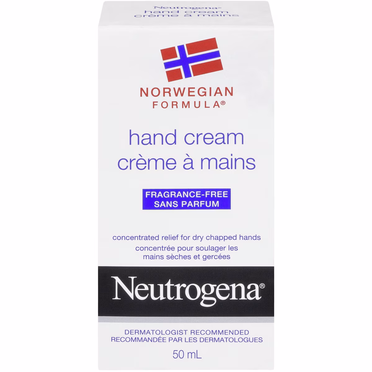 Crème pour les mains sans parfum Norwegian Formula