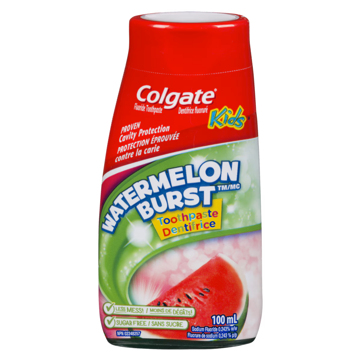 Dentifrice Et Rince-Bouche 2 En 1 Pour Enfants En Gel Liquide Watermelon Burst