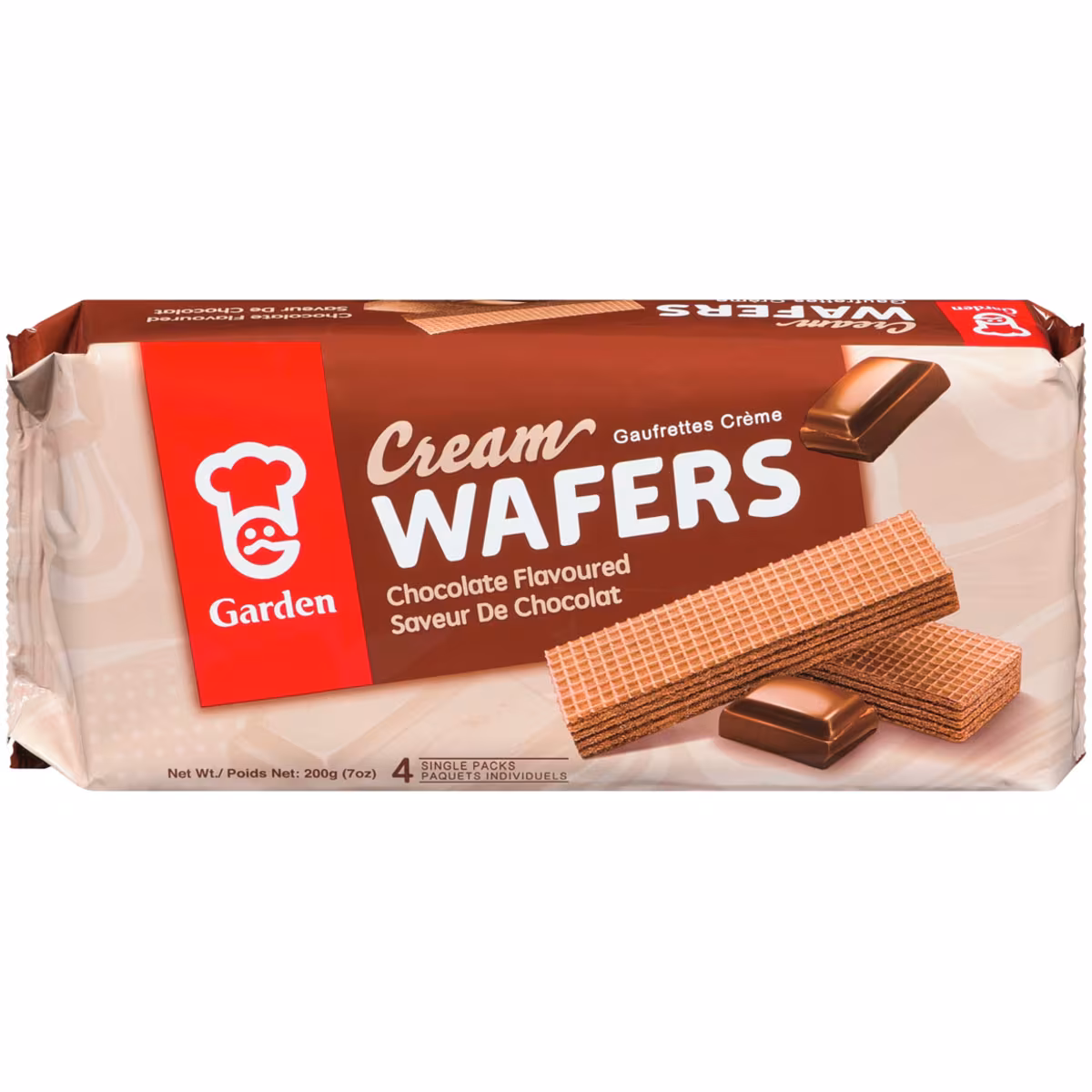Gaufrettes à saveur de chocolat