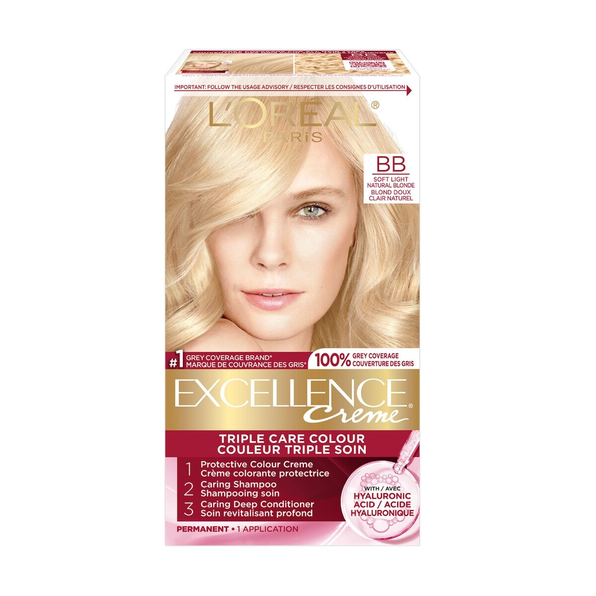 Colorant capillaire Excellence Crème nuance BB blond doux clair naturel