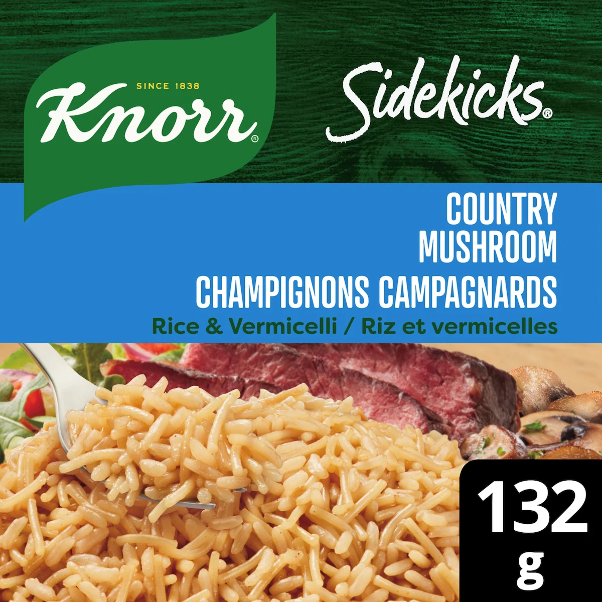 Sidekicks Riz et Vermicelles Champignons Campagnards