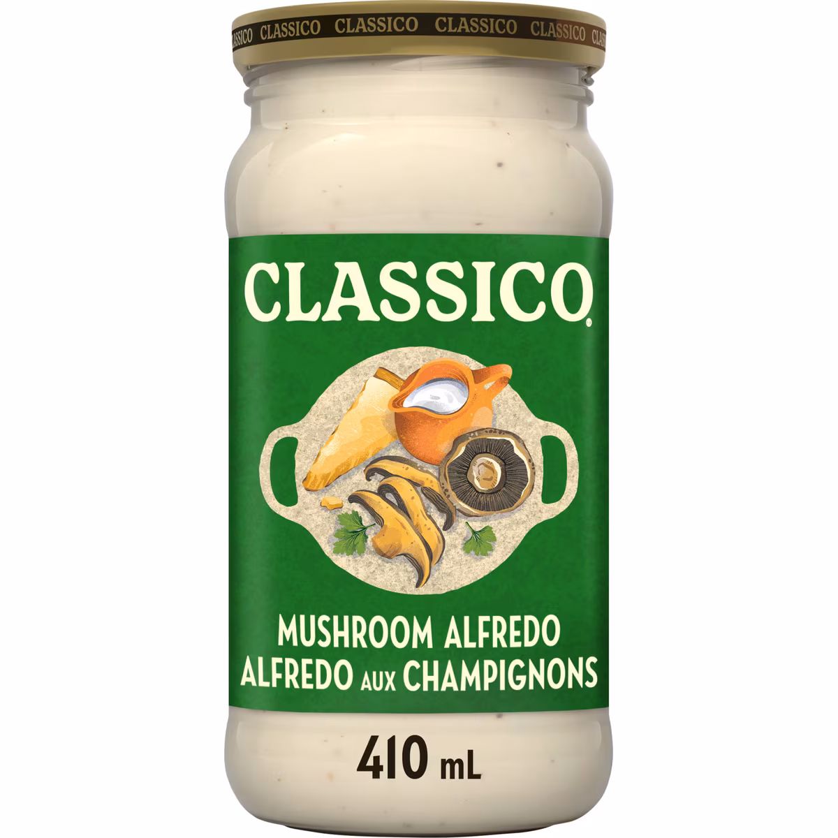 Sauce pour pâtes alfredo aux champignons