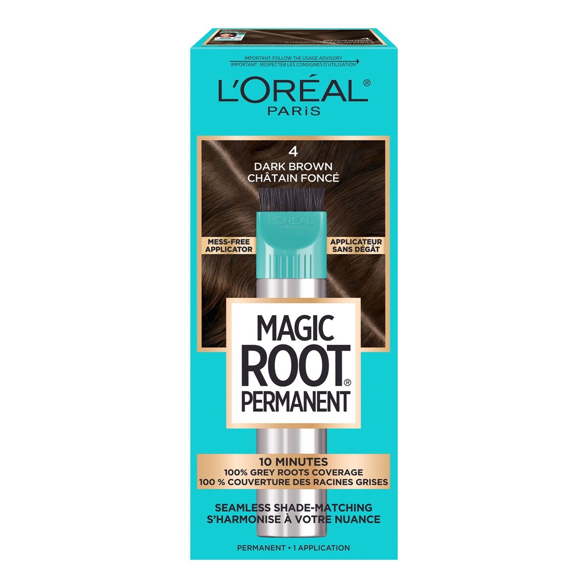 Colorant capillaire Root Rescue 4 châtain foncé
