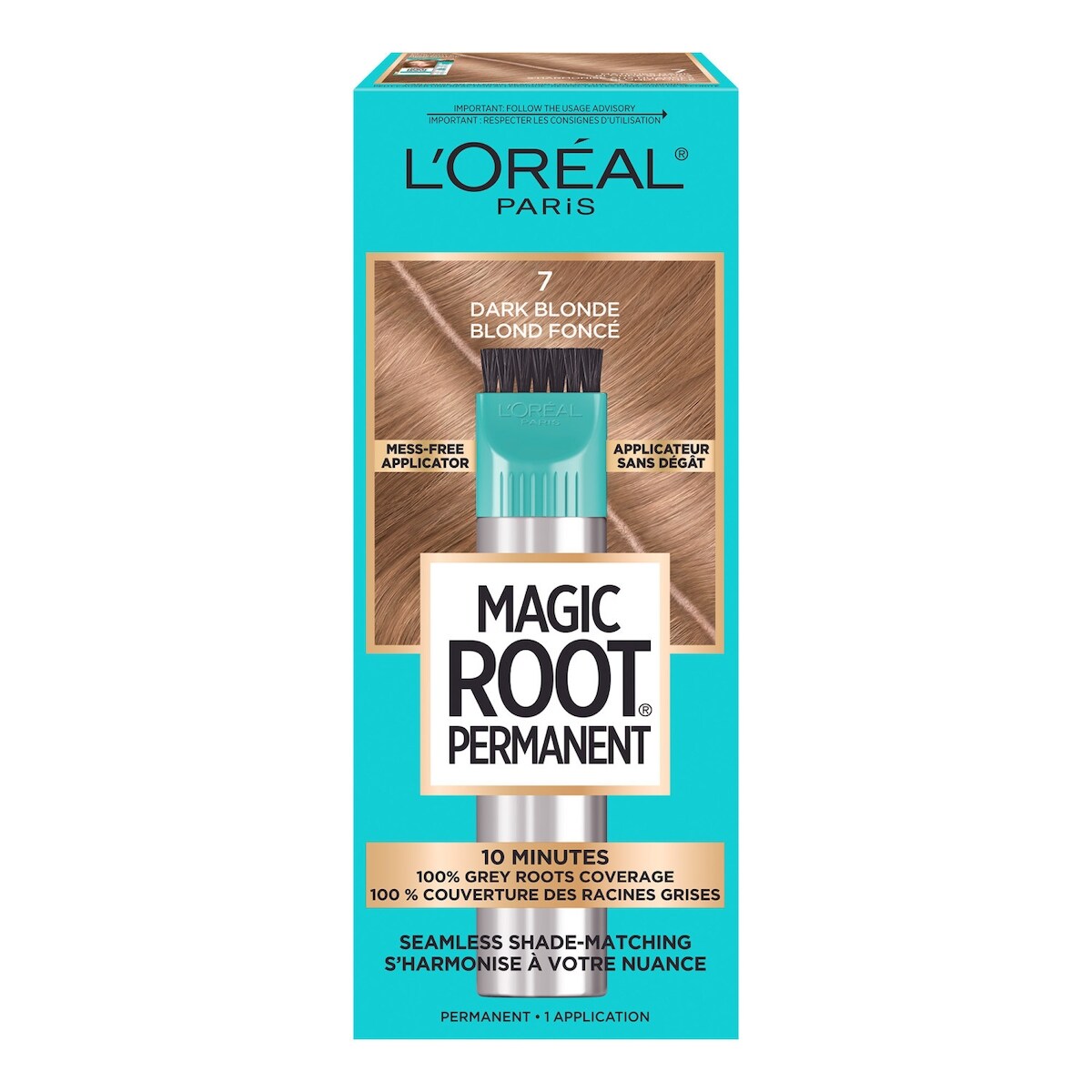 Colorant capillaire nuance 7Blond foncé Root Rescue