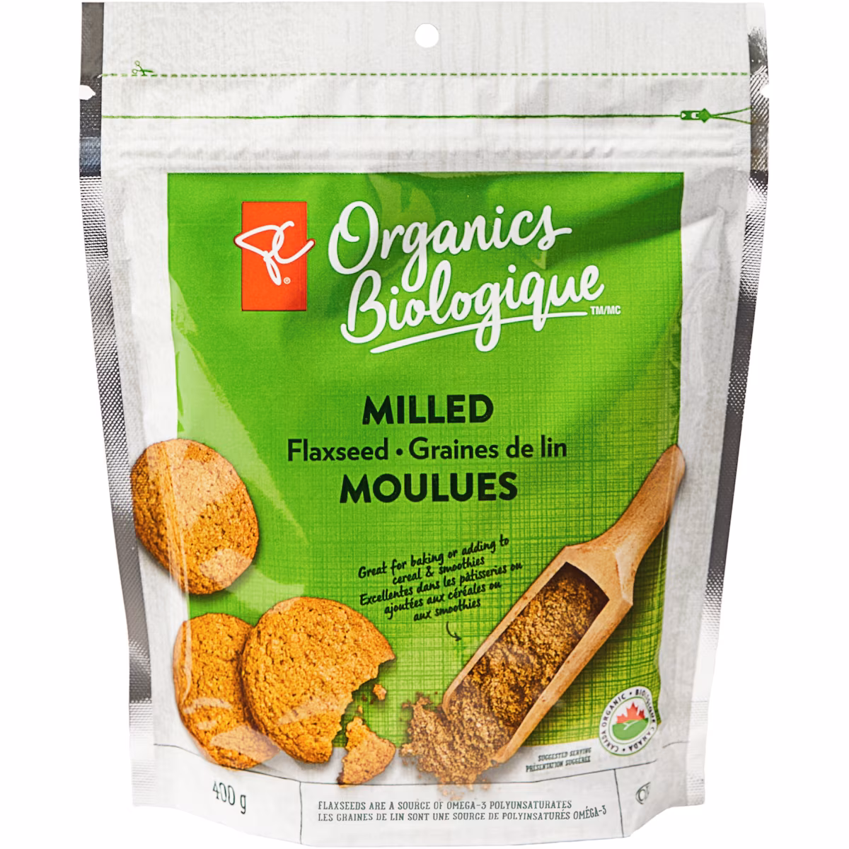 Graines de lin moulues