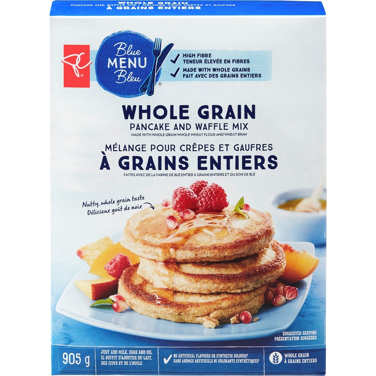 Mélange pour crêpes et gaufres à grains entiers