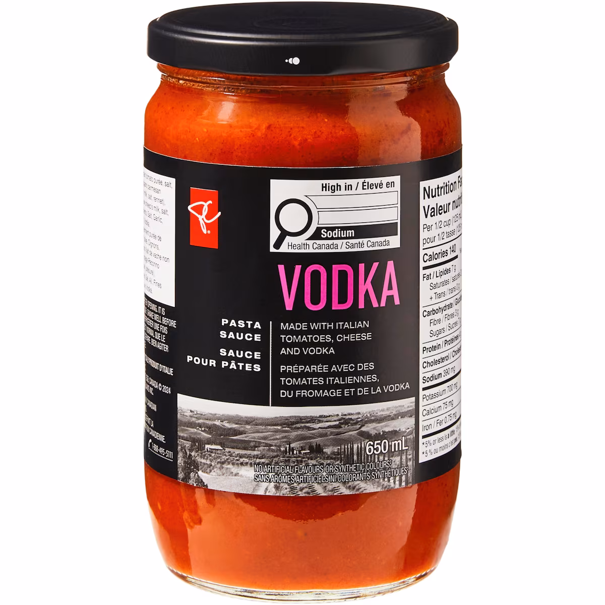 Sauce pour pâtes à la vodka