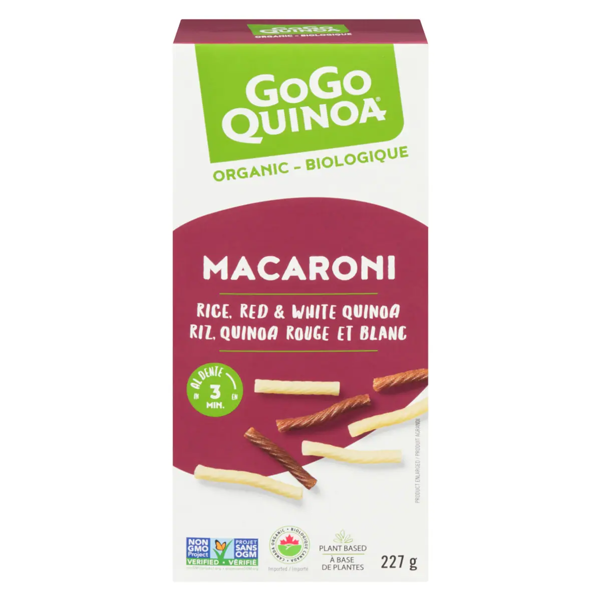 Pâtes Macaroni au riz et quinoa