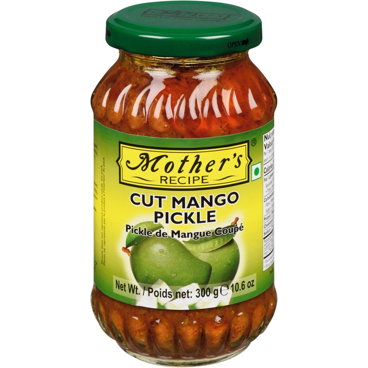 Marinade avec morceaux de mangue