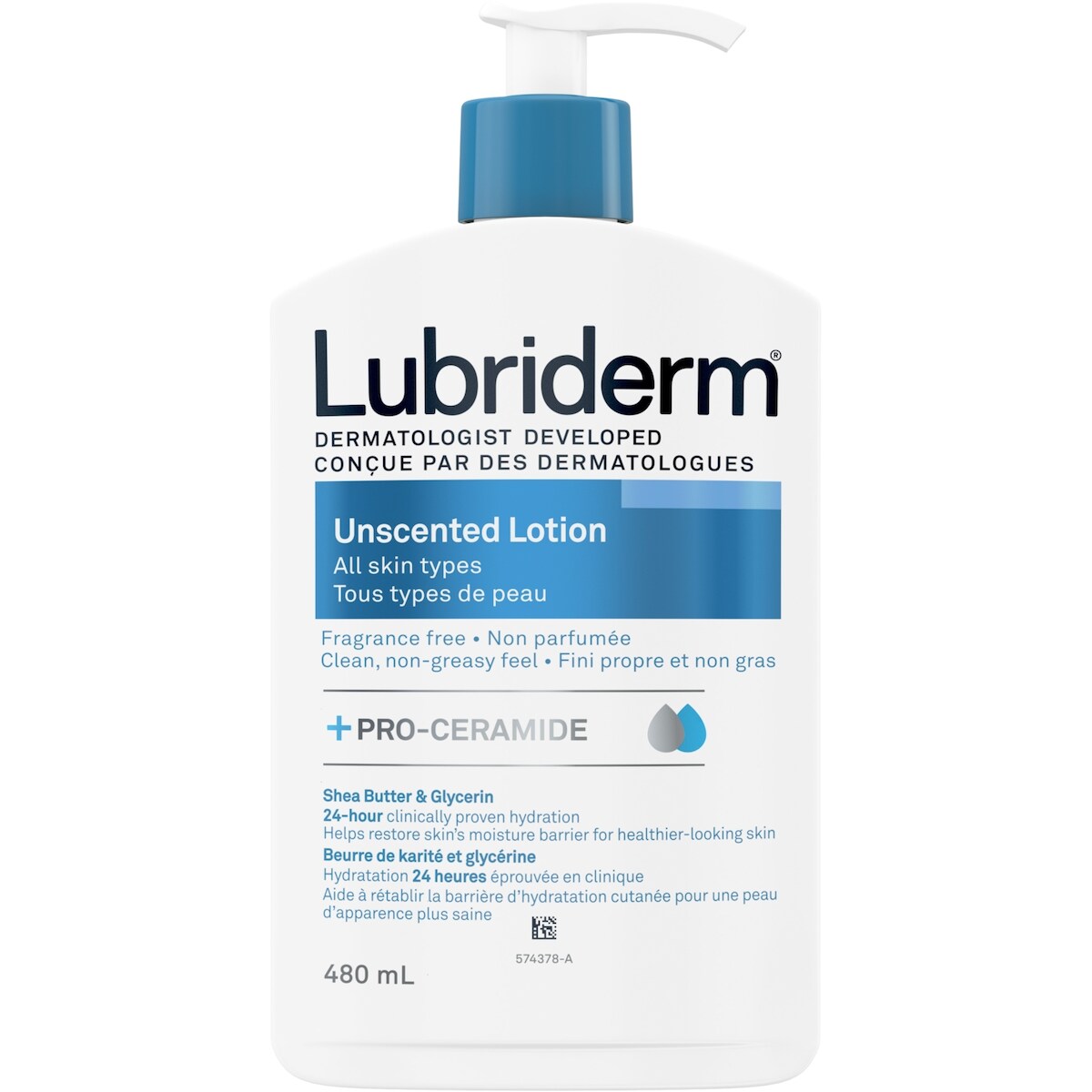 Lotion hydratante Daily Moisture non parfumée pour peau normale à sèche