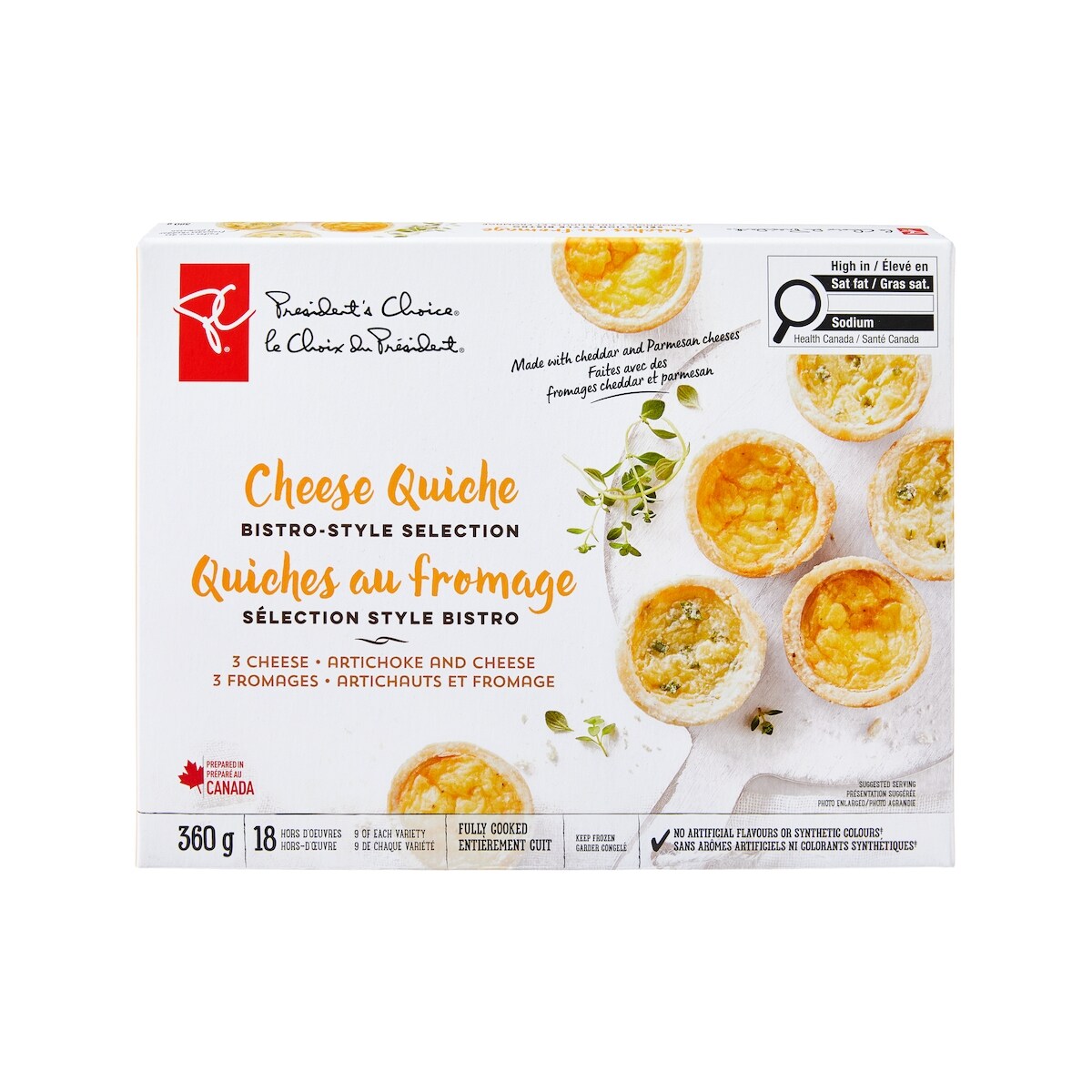 Quiches Au Fromage Sélection Style Bistro