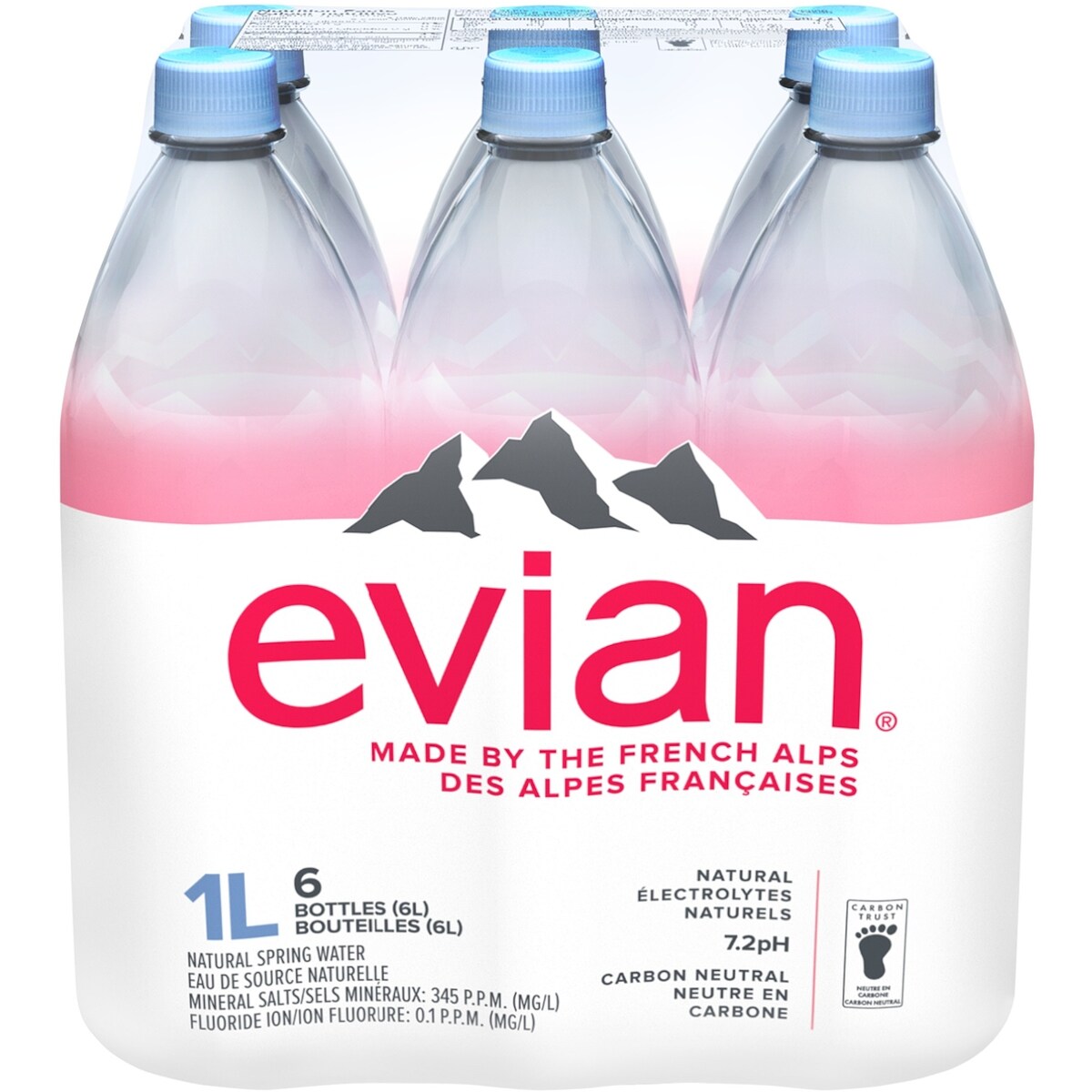 Eau de Source Naturelle, Emballage de 6bouteilles