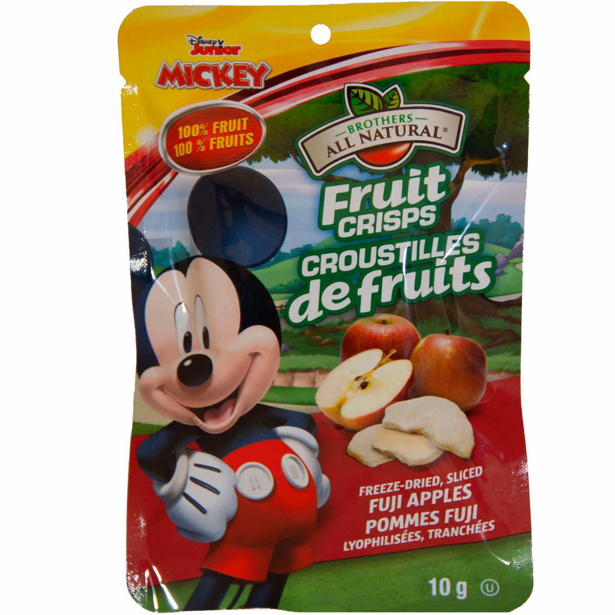 Croustillants de fruit aux pommes Mickey Mouse