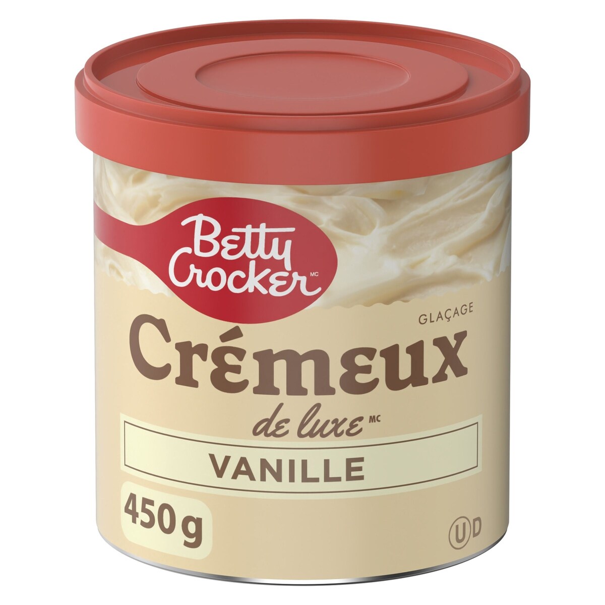 Glaçage Crémeux Deluxe , Vanille, Sans Gluten