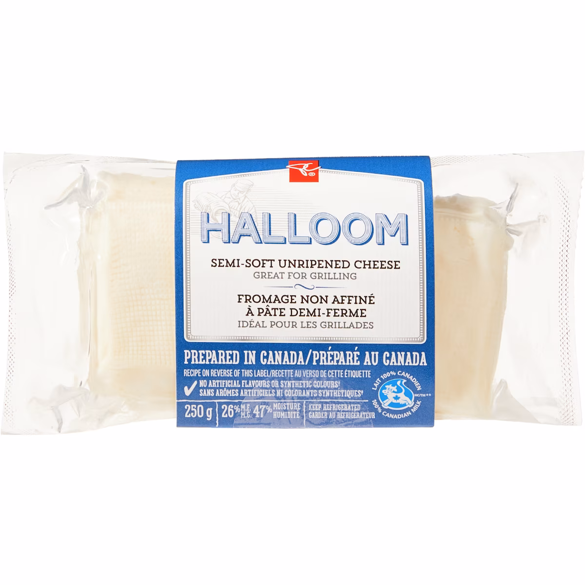 Fromage non affiné à pâte demi-ferme halloom