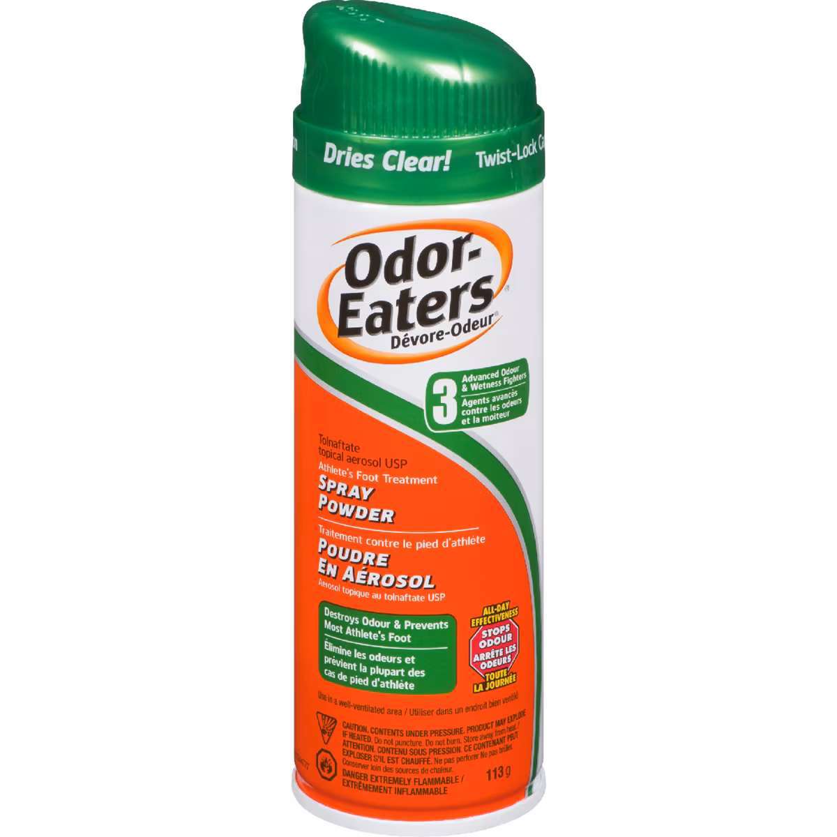 Poudre en aérosol Dévore-Odeur