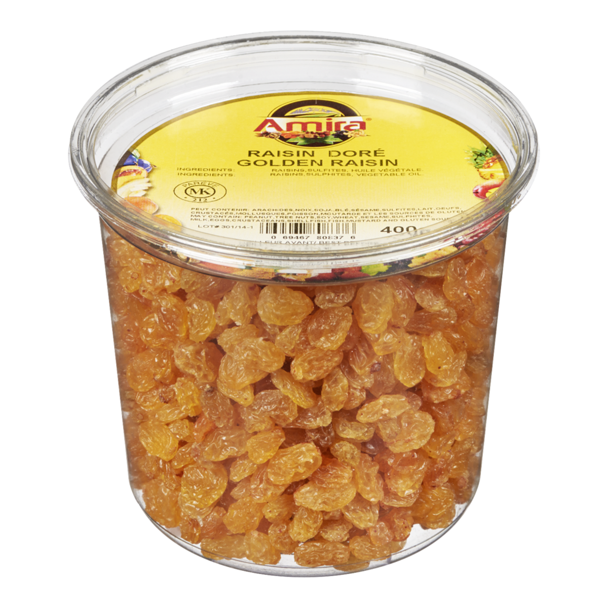 Raisins dorés