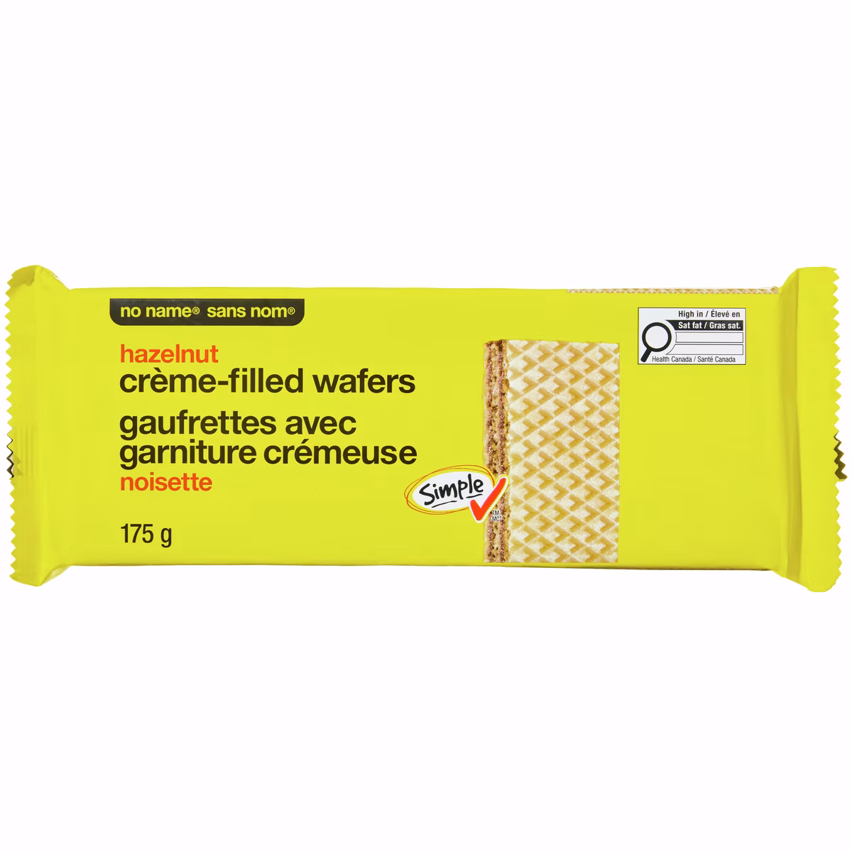 Gaufrettes avec garniture crémeuse à la noisette