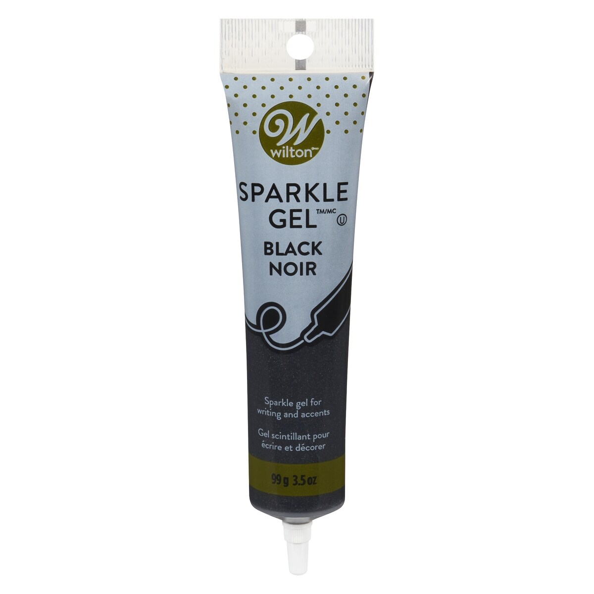 Gel scintillant, noir