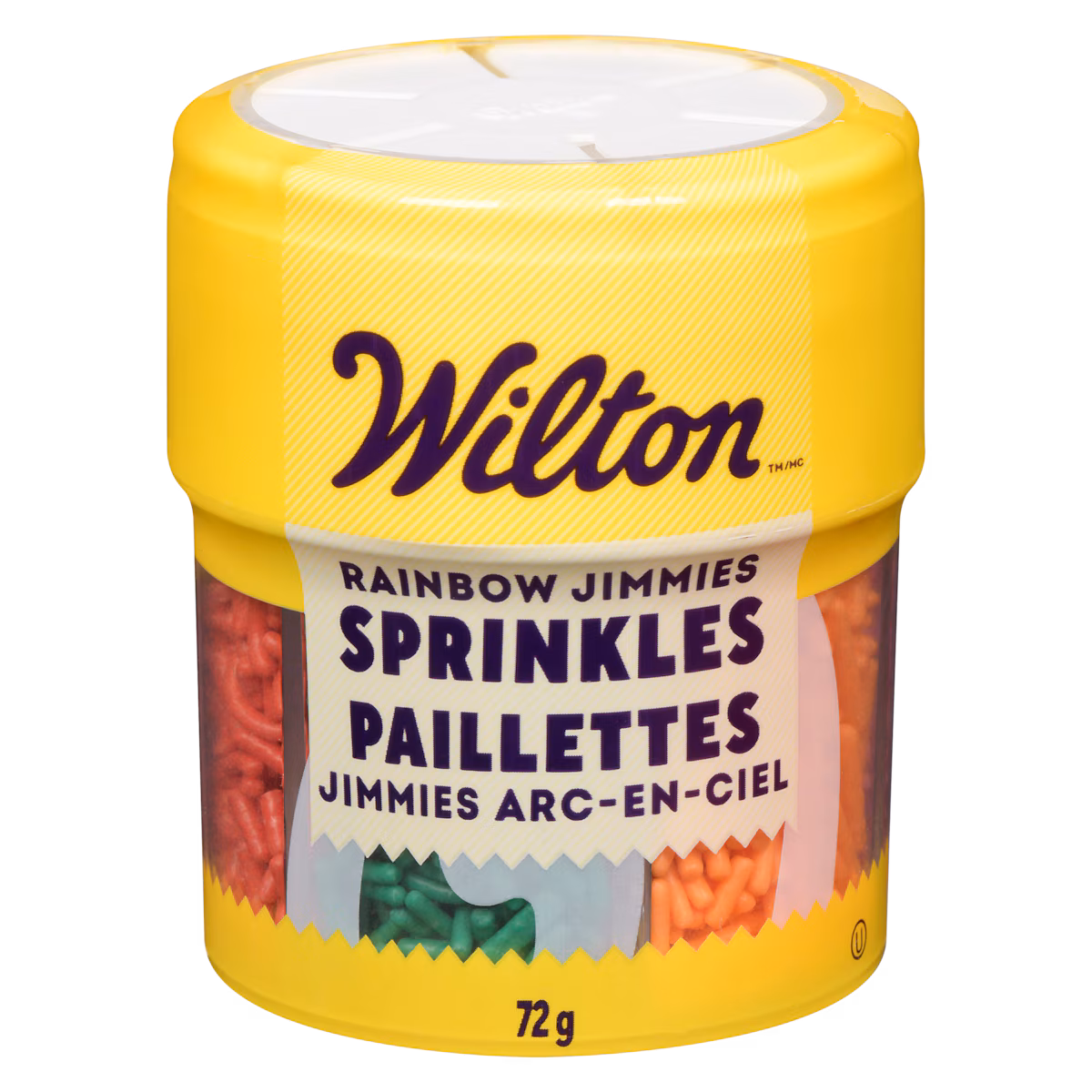 Paillettes jimmies arc-en-ciel