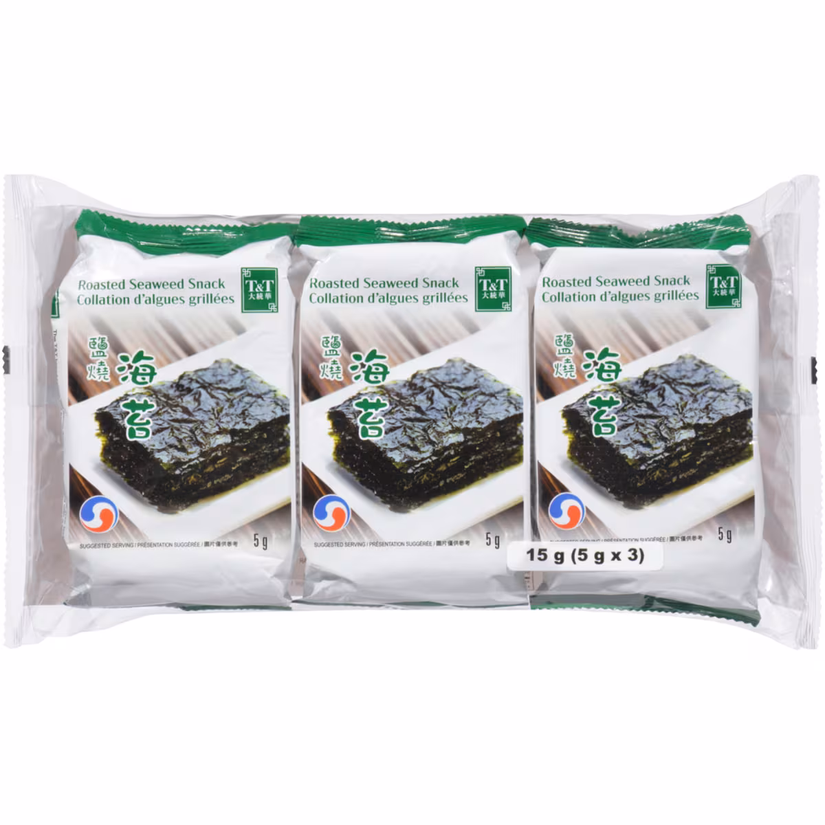 Nori de mer coréen rôti