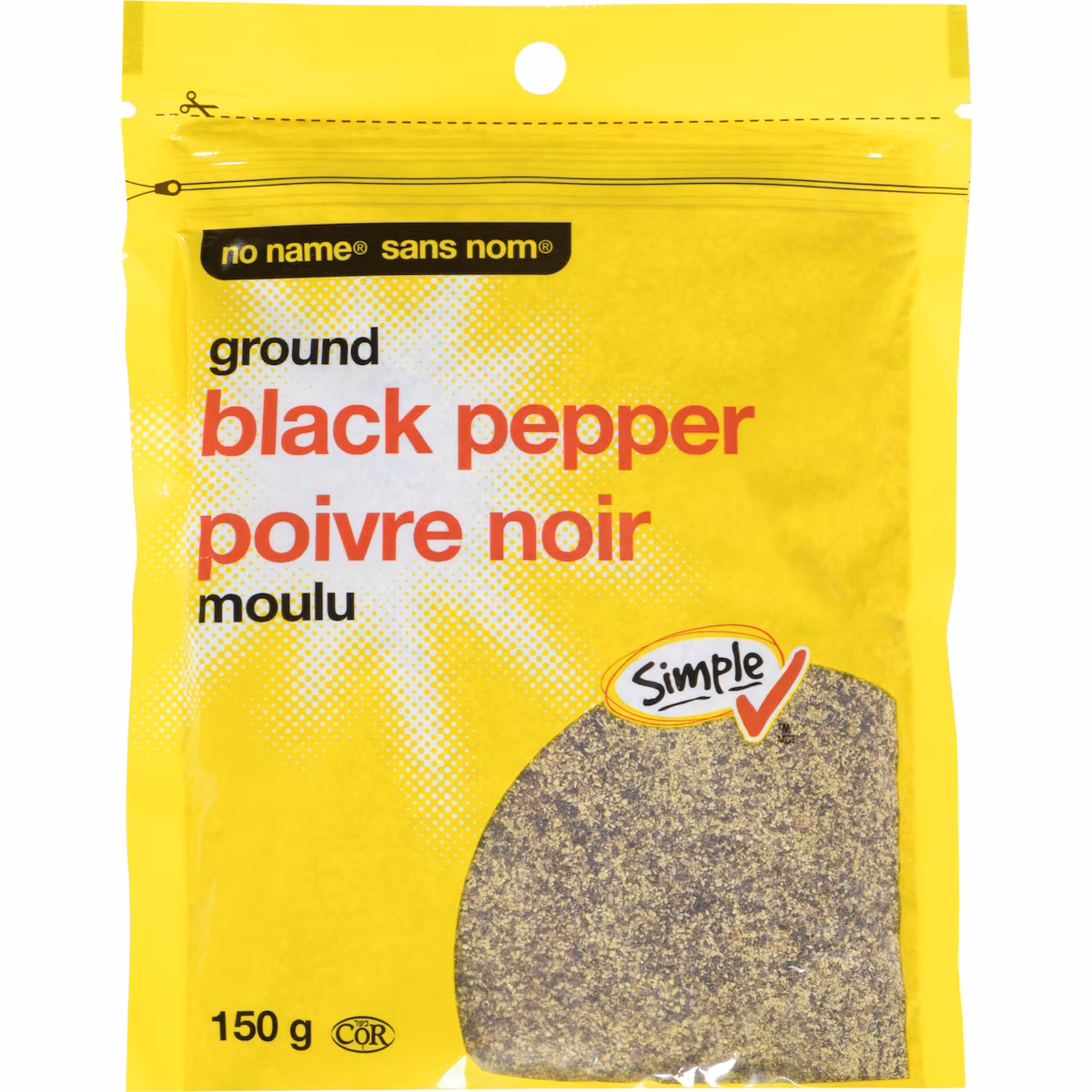 Poivre noir moulu